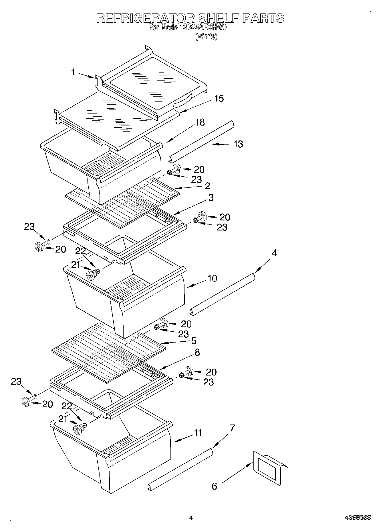 03 - REFRIGERATOR SHELF