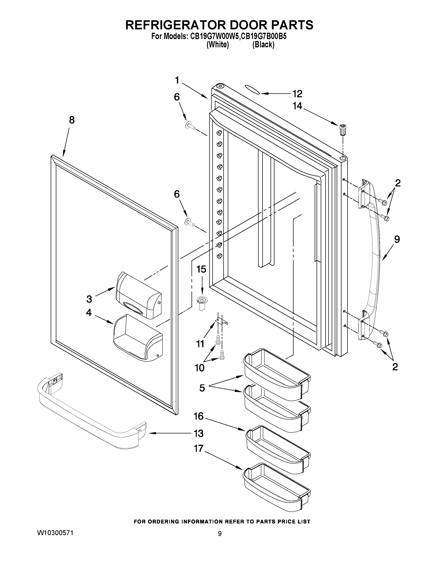05 - REFRIGERATOR DOOR PARTS