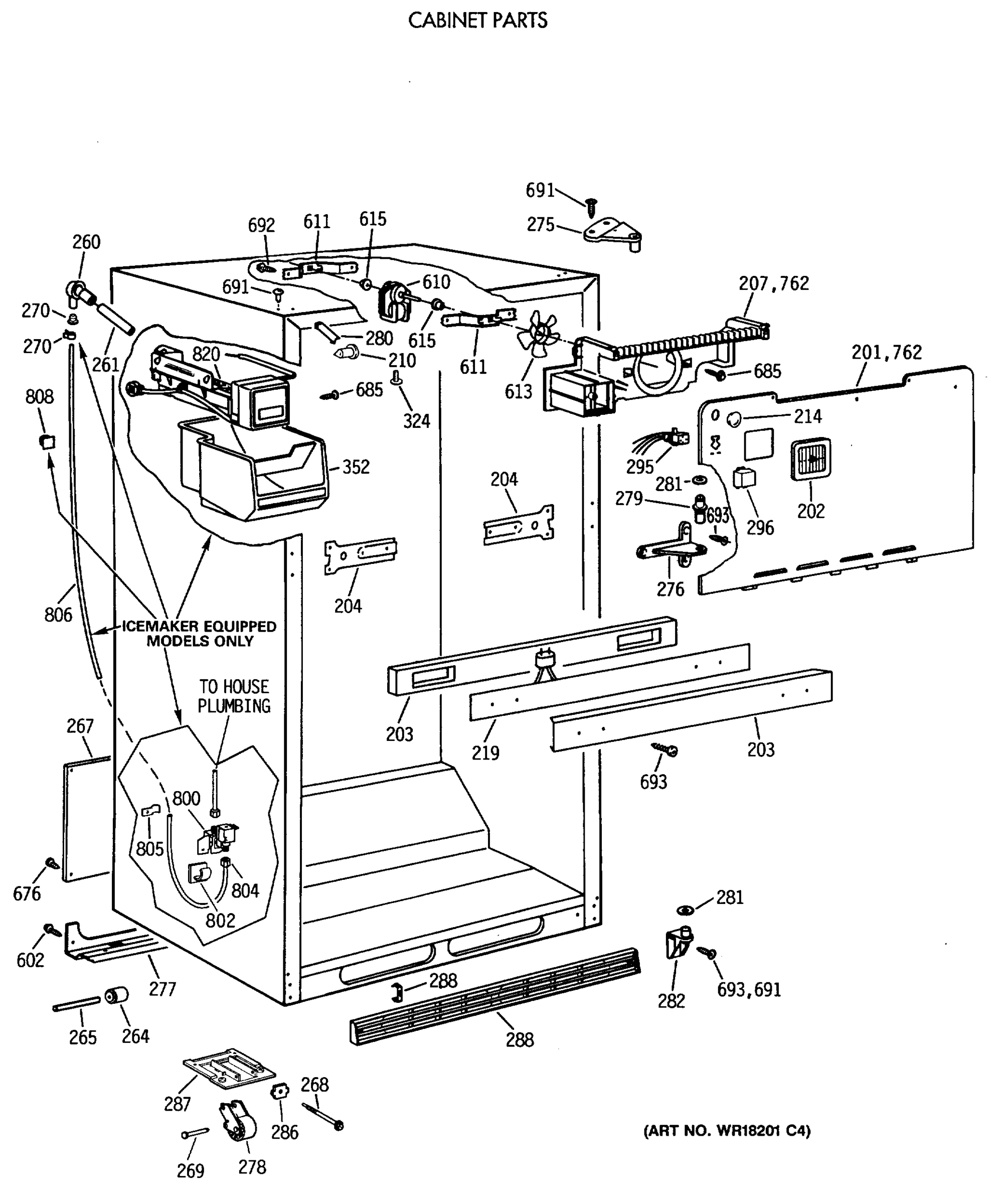 CABINET PARTS