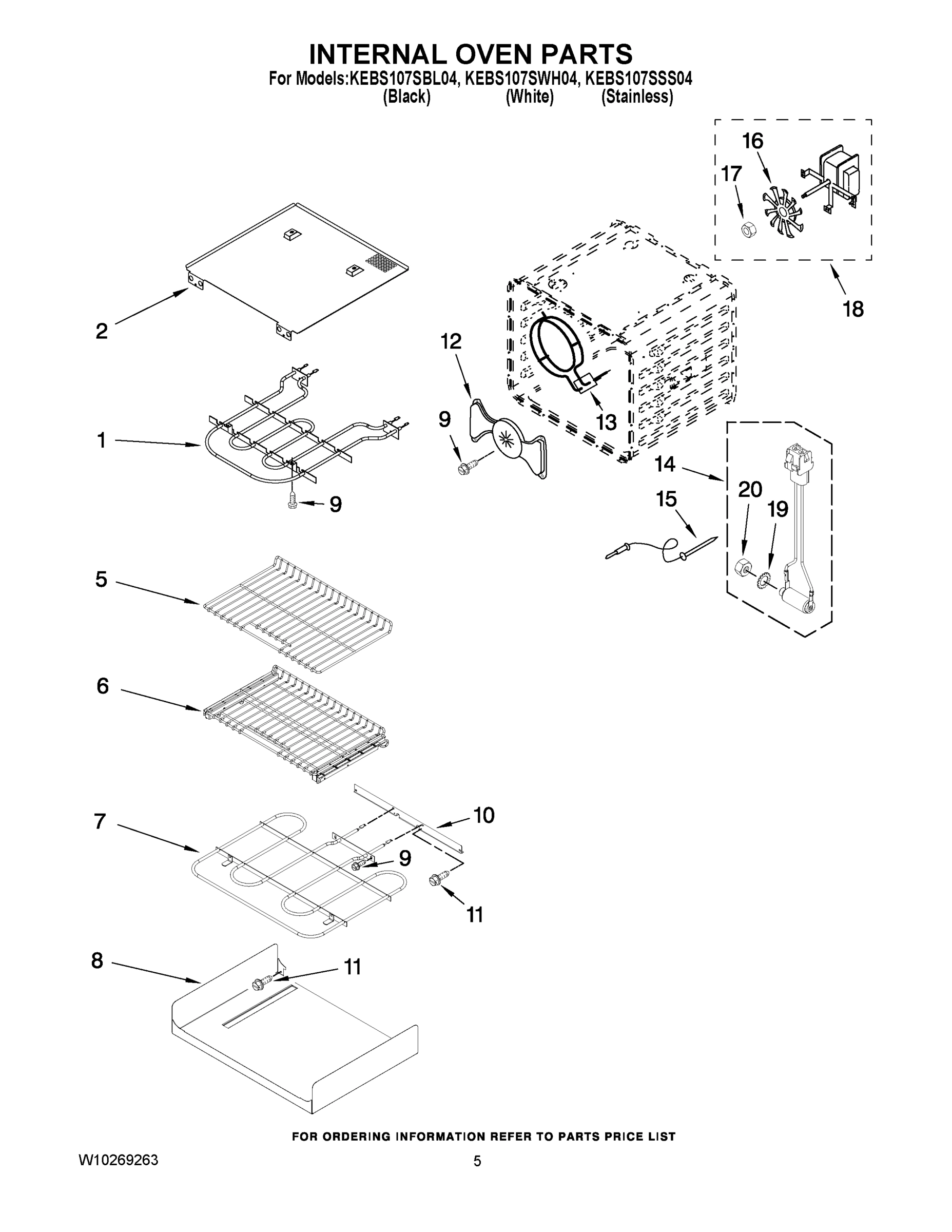 04 - INTERNAL OVEN PARTS