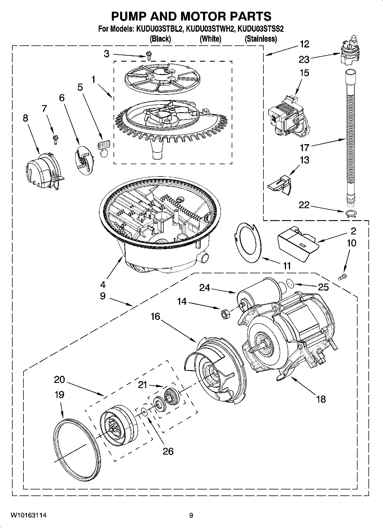 08 - PUMP AND MOTOR PARTS