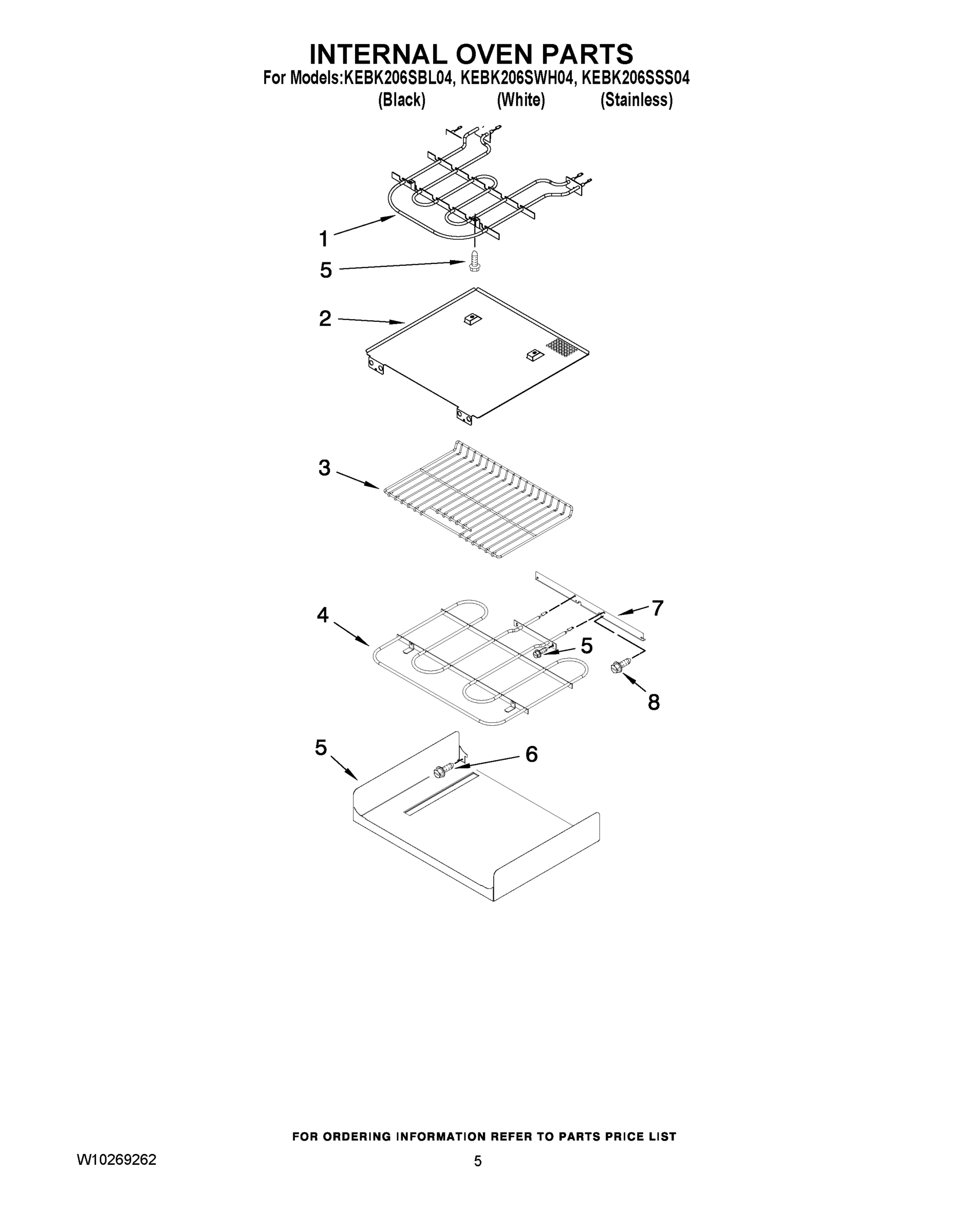 04 - INTERNAL OVEN PARTS