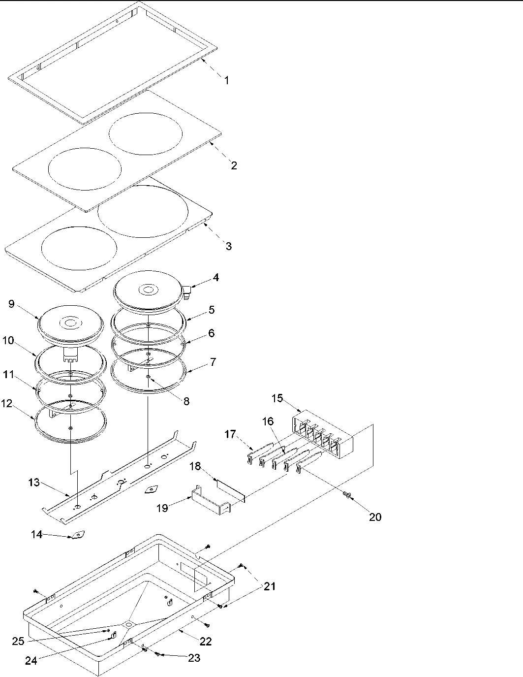 01 - GLASS COOKTOP - CC13E/W