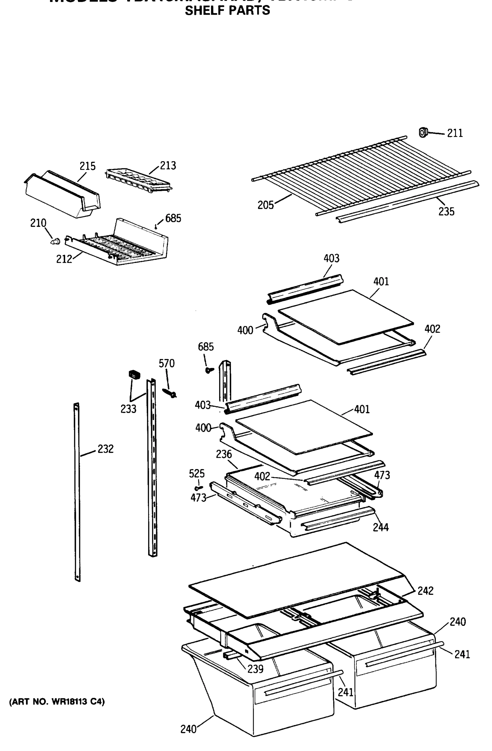 SHELF PARTS