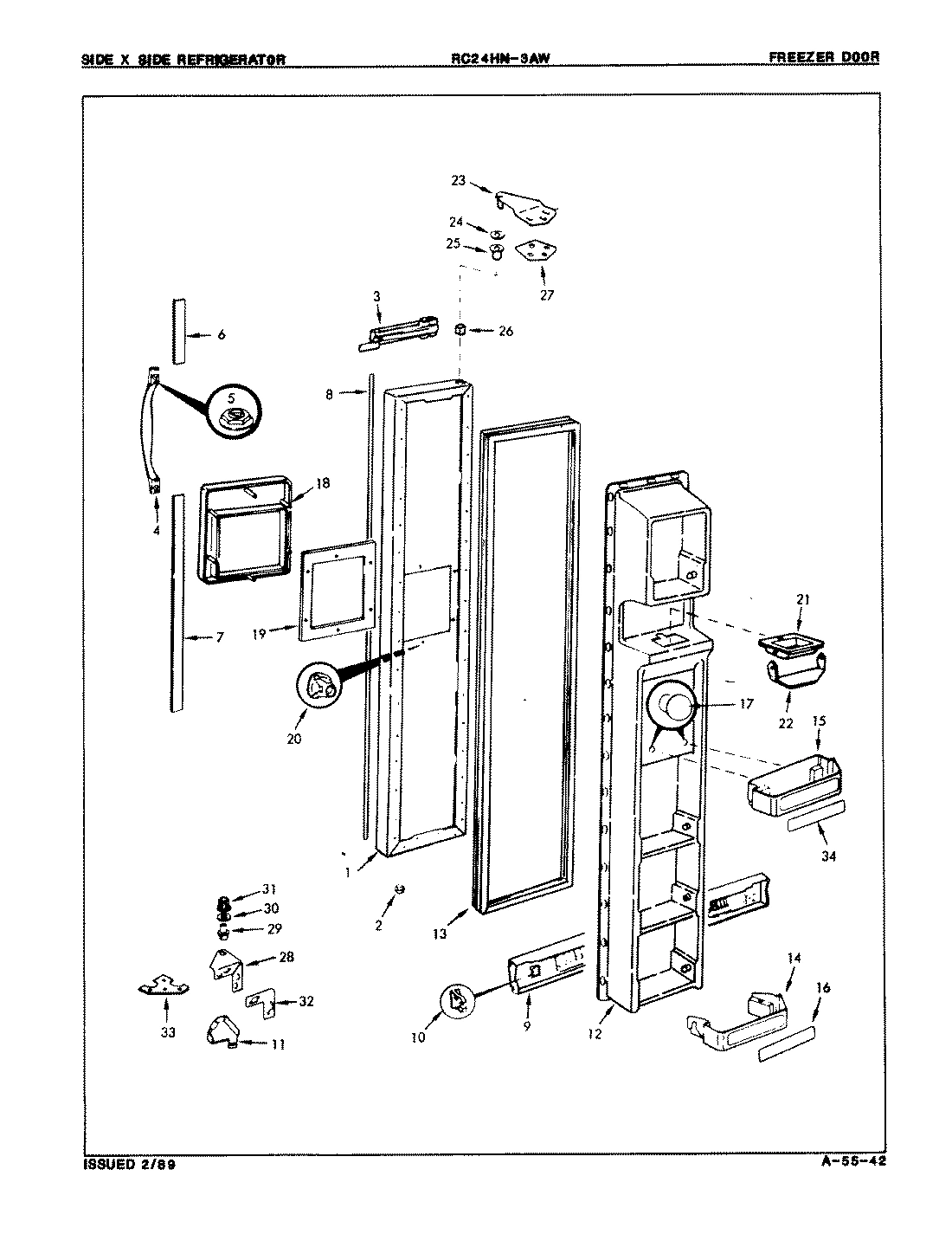 02 - FREEZER DOOR