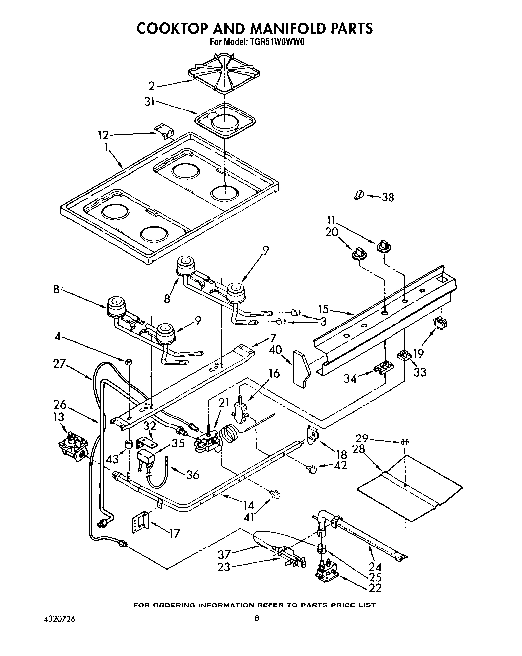 06 - COOKTOP AND MANIFOLD, LIT/OPTIONAL