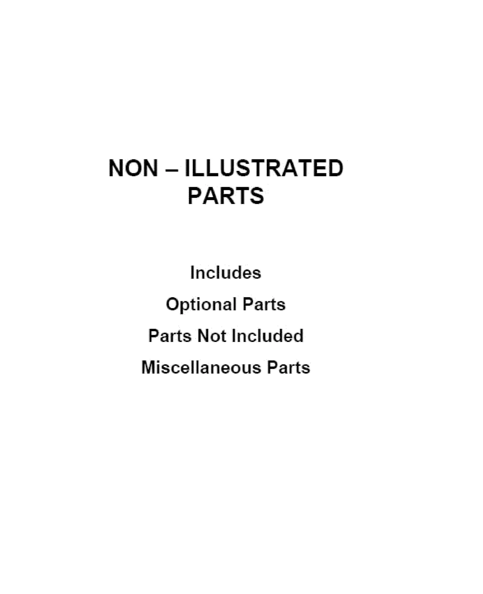 OPTIONAL PARTS