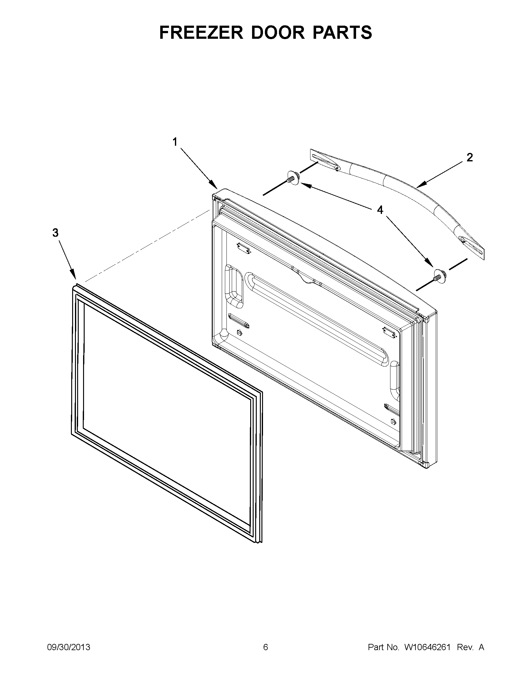 04 - FREEZER DOOR PARTS