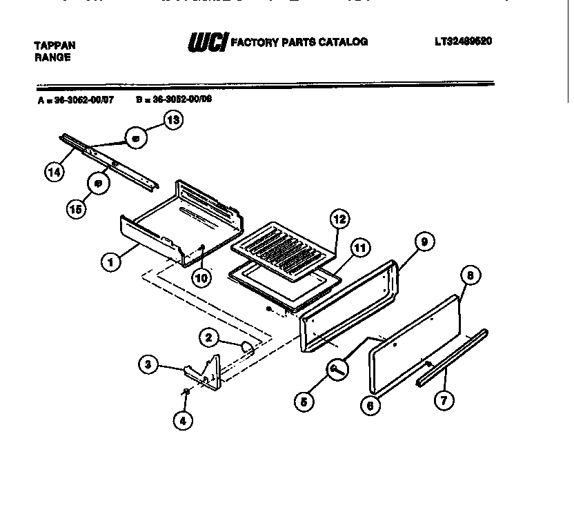 07 - BROILER DRAWER PARTS