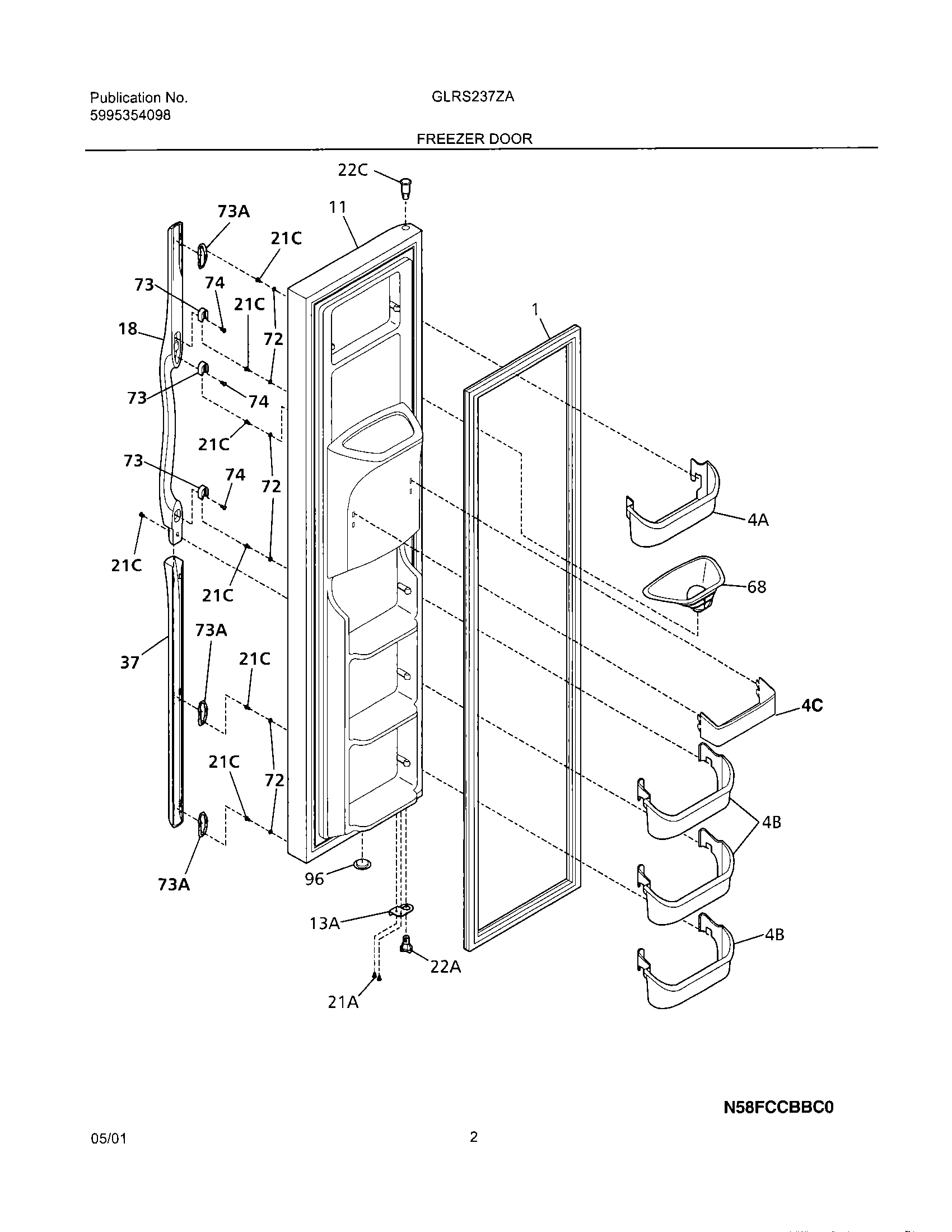 03 - FREEZER DOOR
