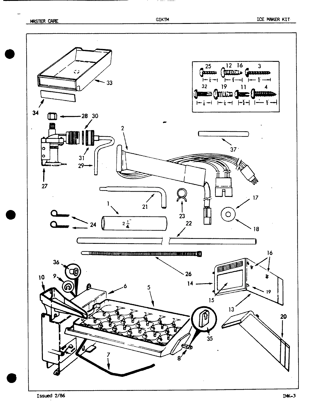 01 - ICE MAKER KIT