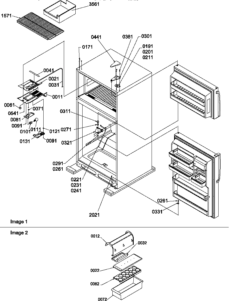 03 - DOOR HINGES AND FZ SHELF AND ACCESSORIES