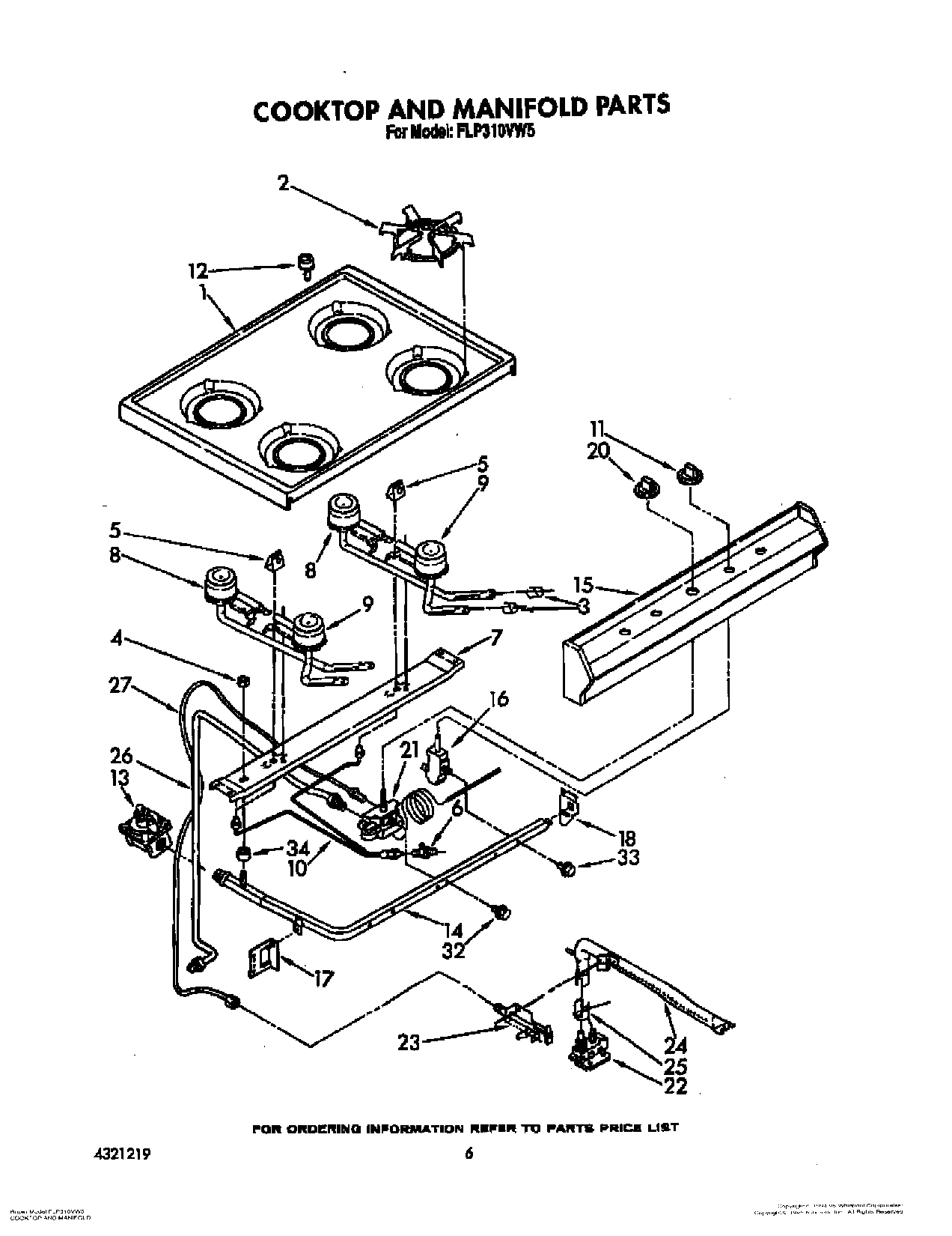 05 - COOKTOP AND MANIFOLD, LIT/OPTIONAL