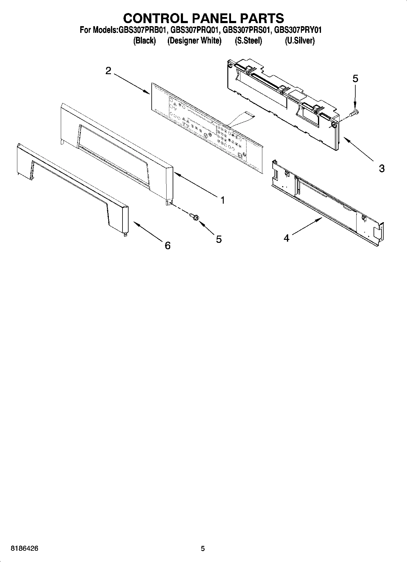 04 - CONTROL PANEL PARTS