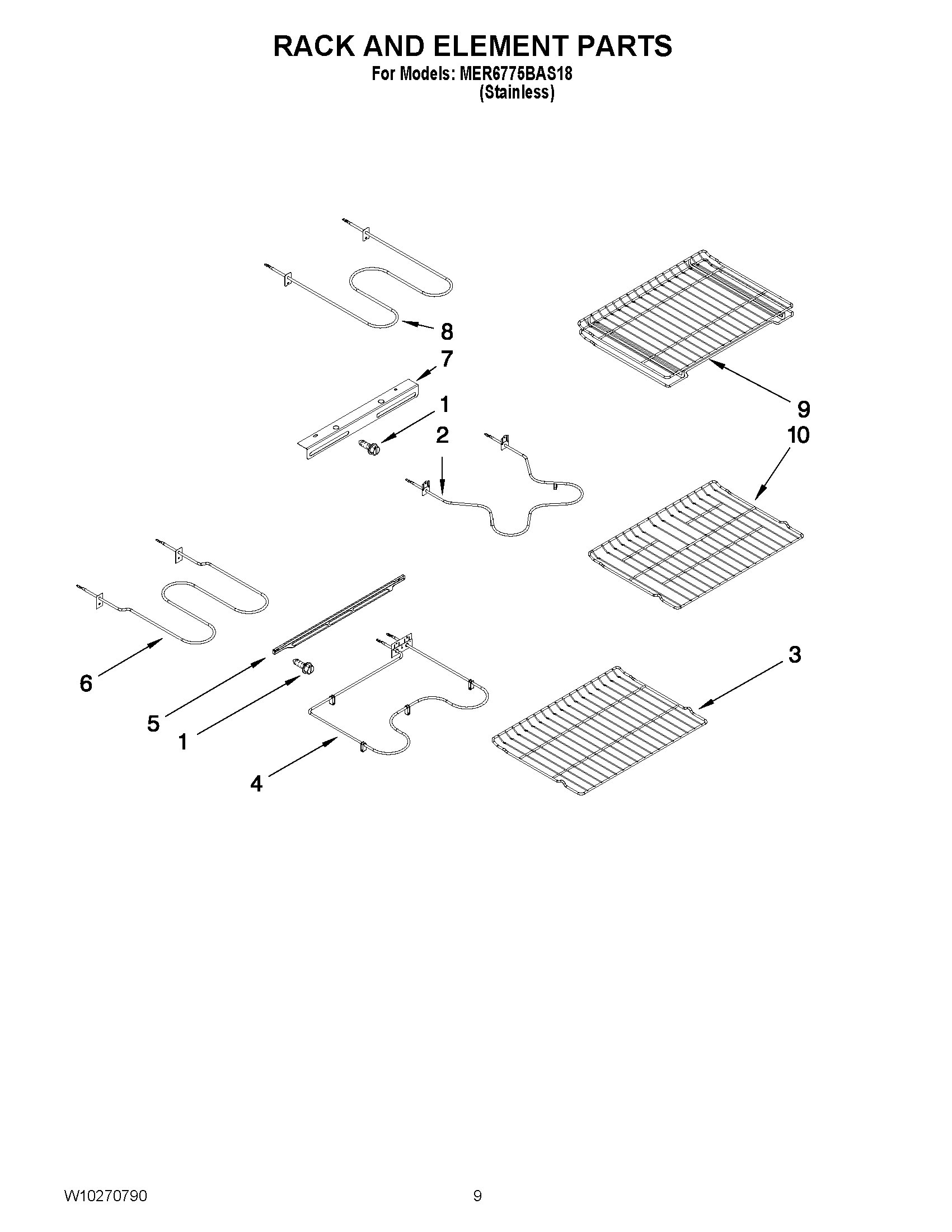 06 - RACK AND ELEMENT PARTS