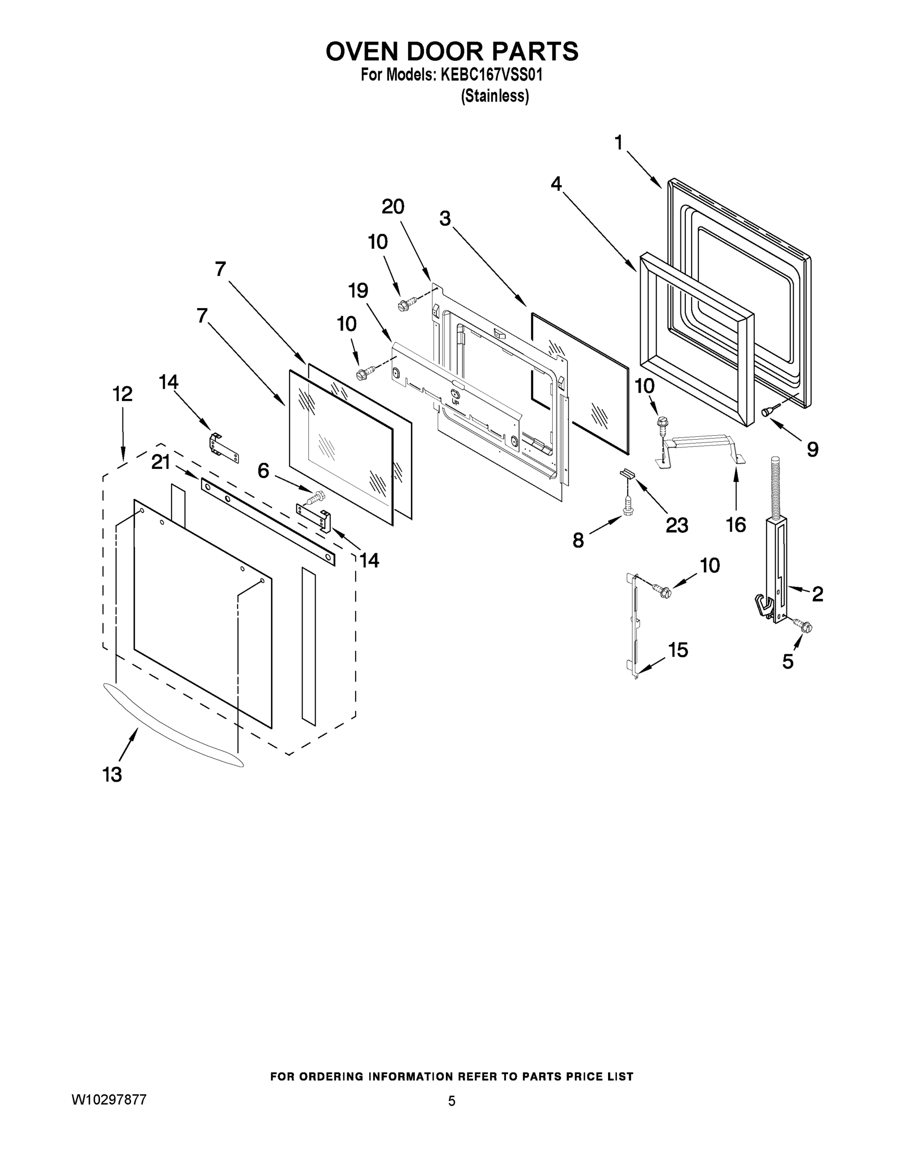 04 - OVEN DOOR PARTS