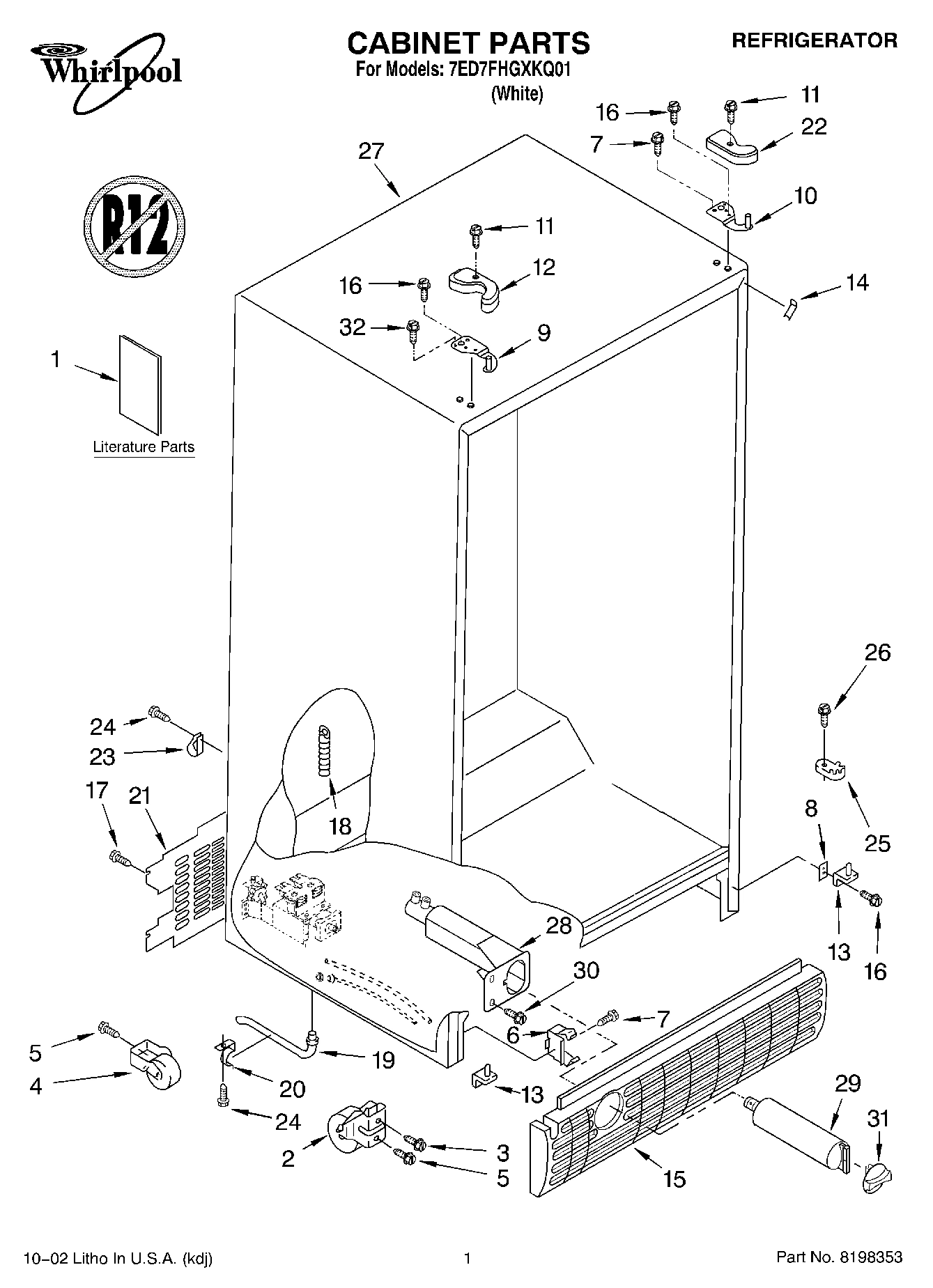 01 - CABINET, LITERATURE