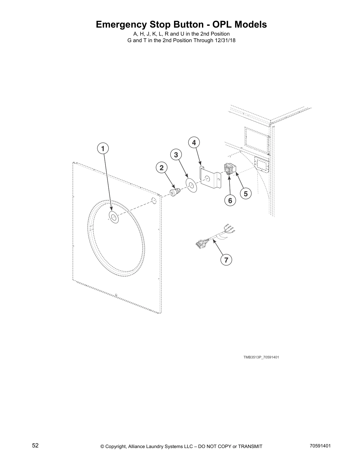 Emergency Stop Button - OPL Models