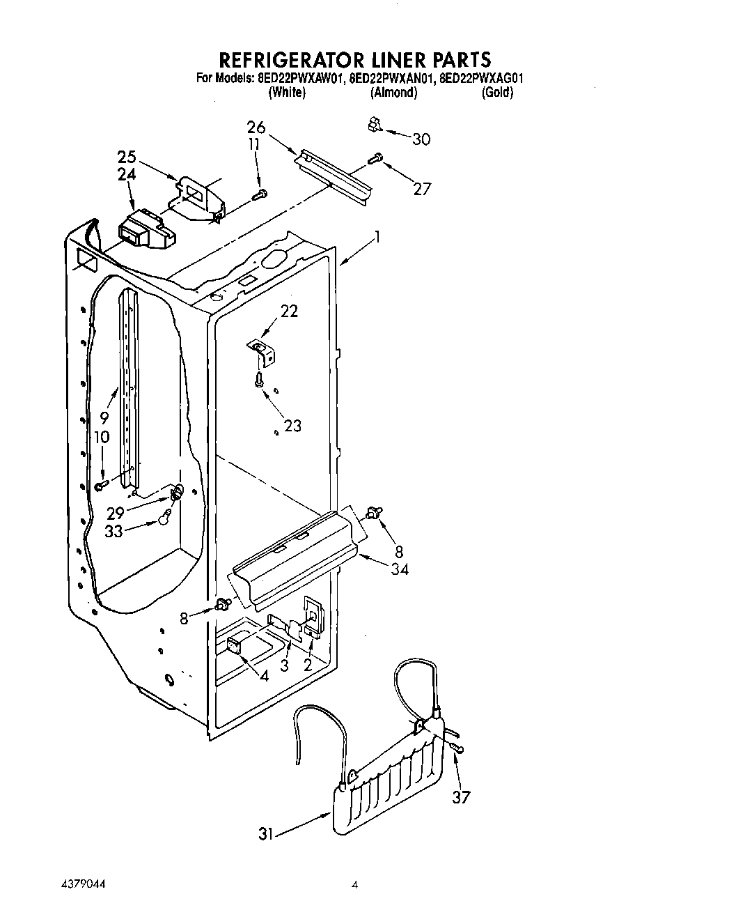 02 - REFRIGERATOR LINER