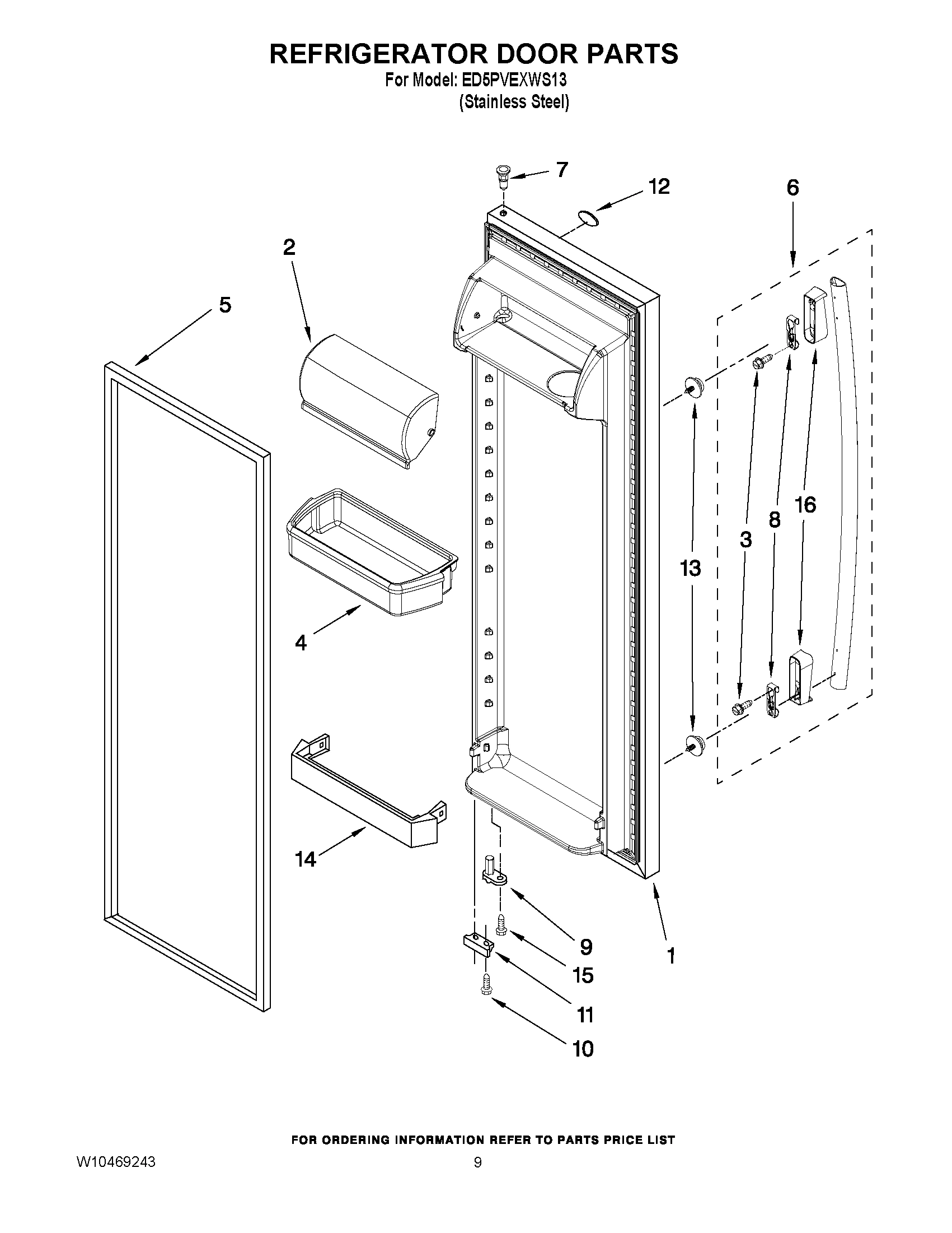 06 - REFRIGERATOR DOOR PARTS