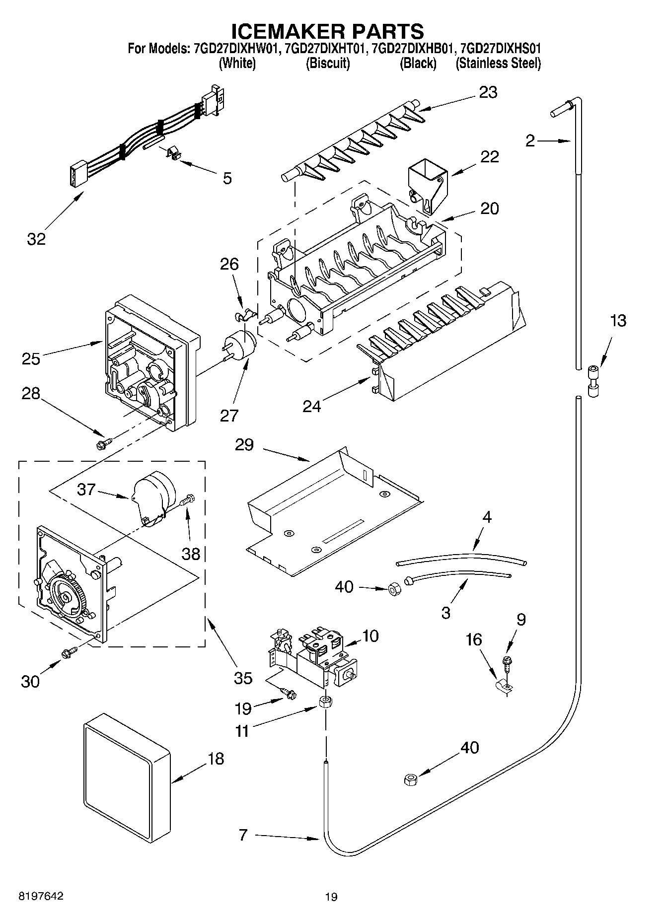 12 - ICE MAKER, OPTIONAL