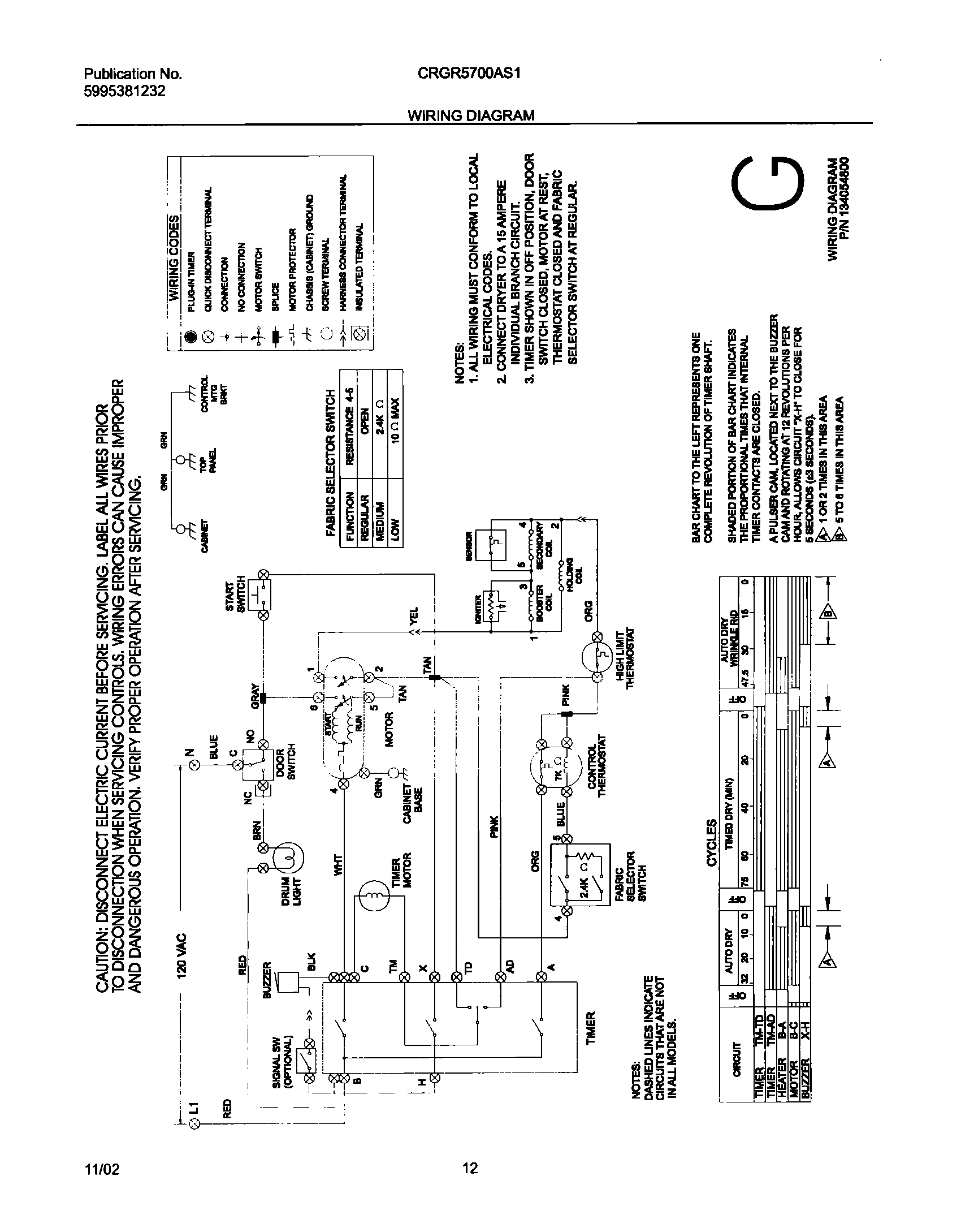 12 - WIRING DIAGRAM