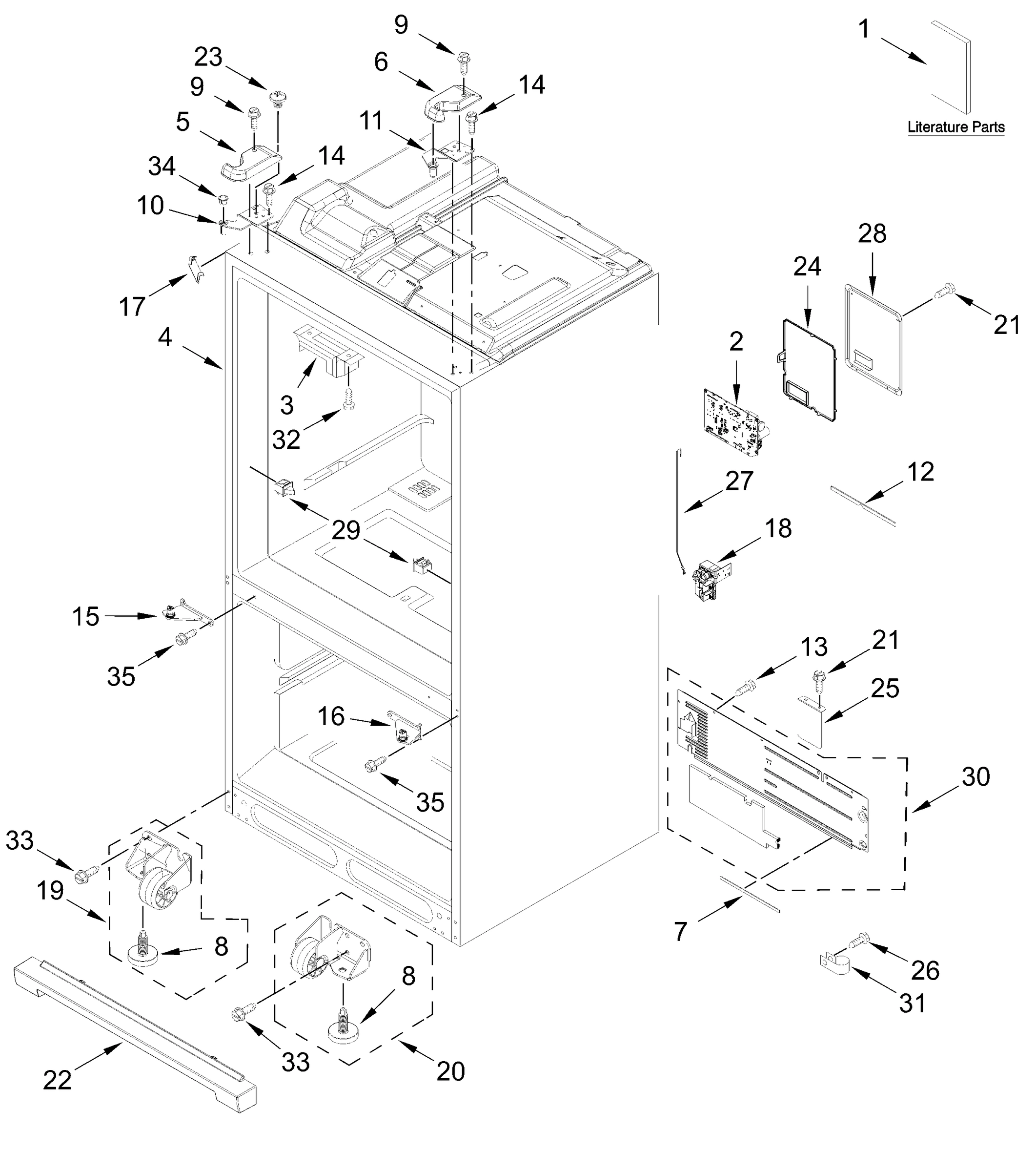 CABINET PARTS
