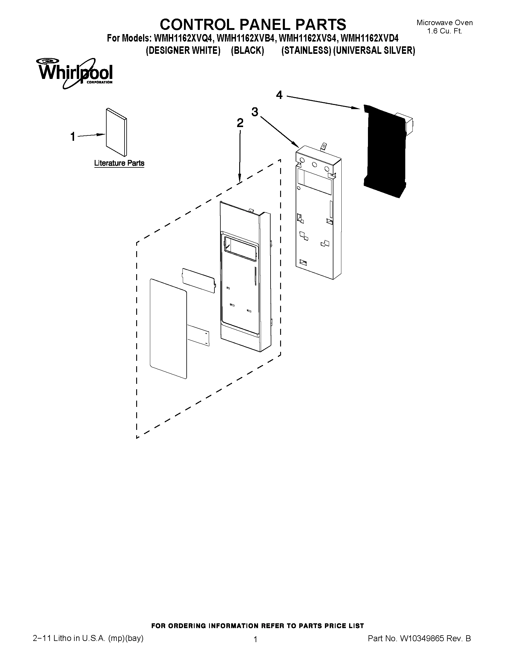 01 - CONTROL PANEL PARTS
