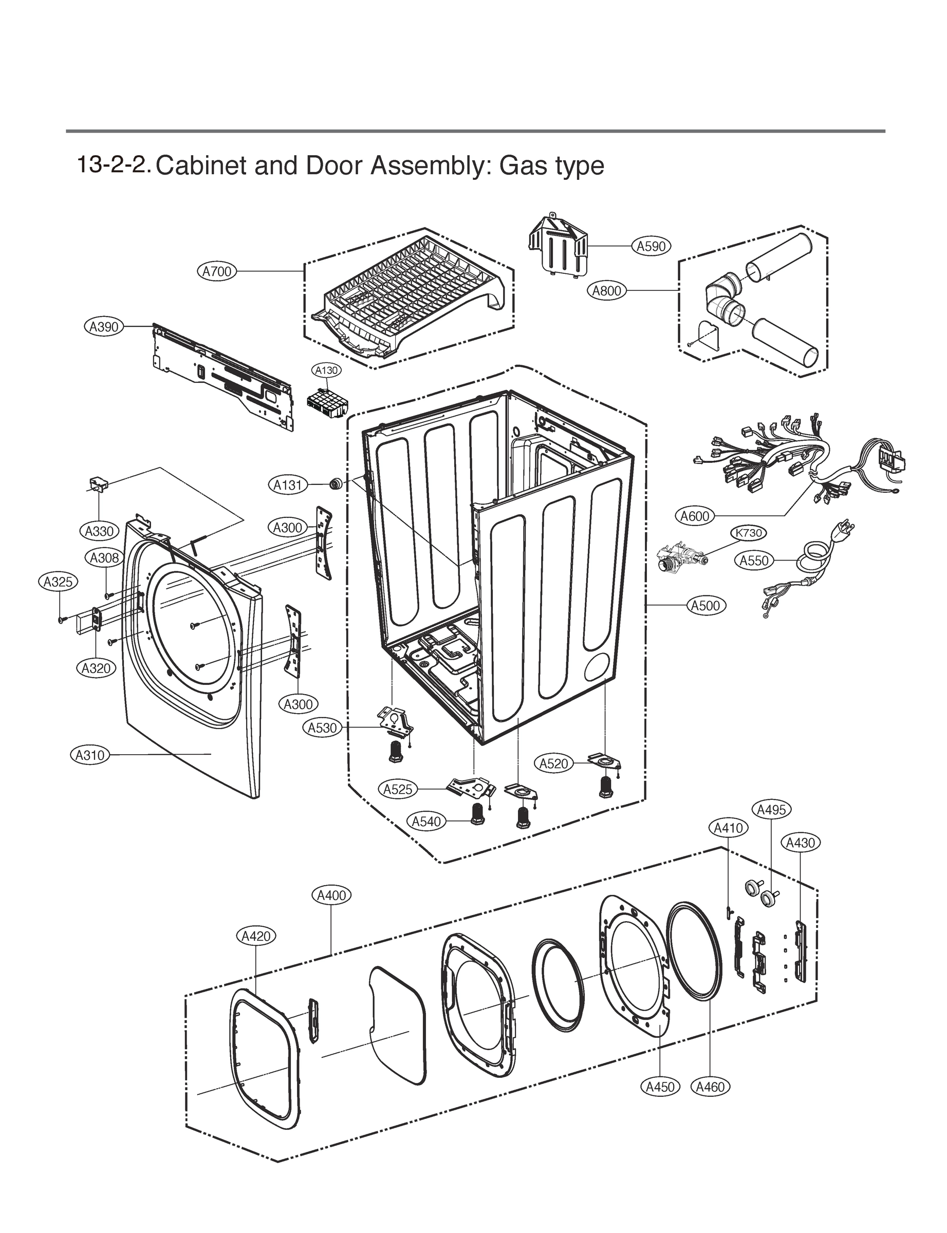 CABINET AND DOOR ASSEMBLY