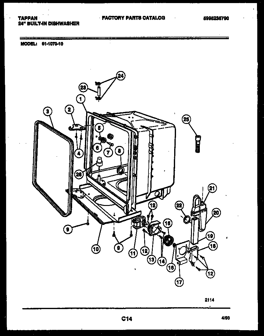 05 - TUB AND FRAME PARTS
