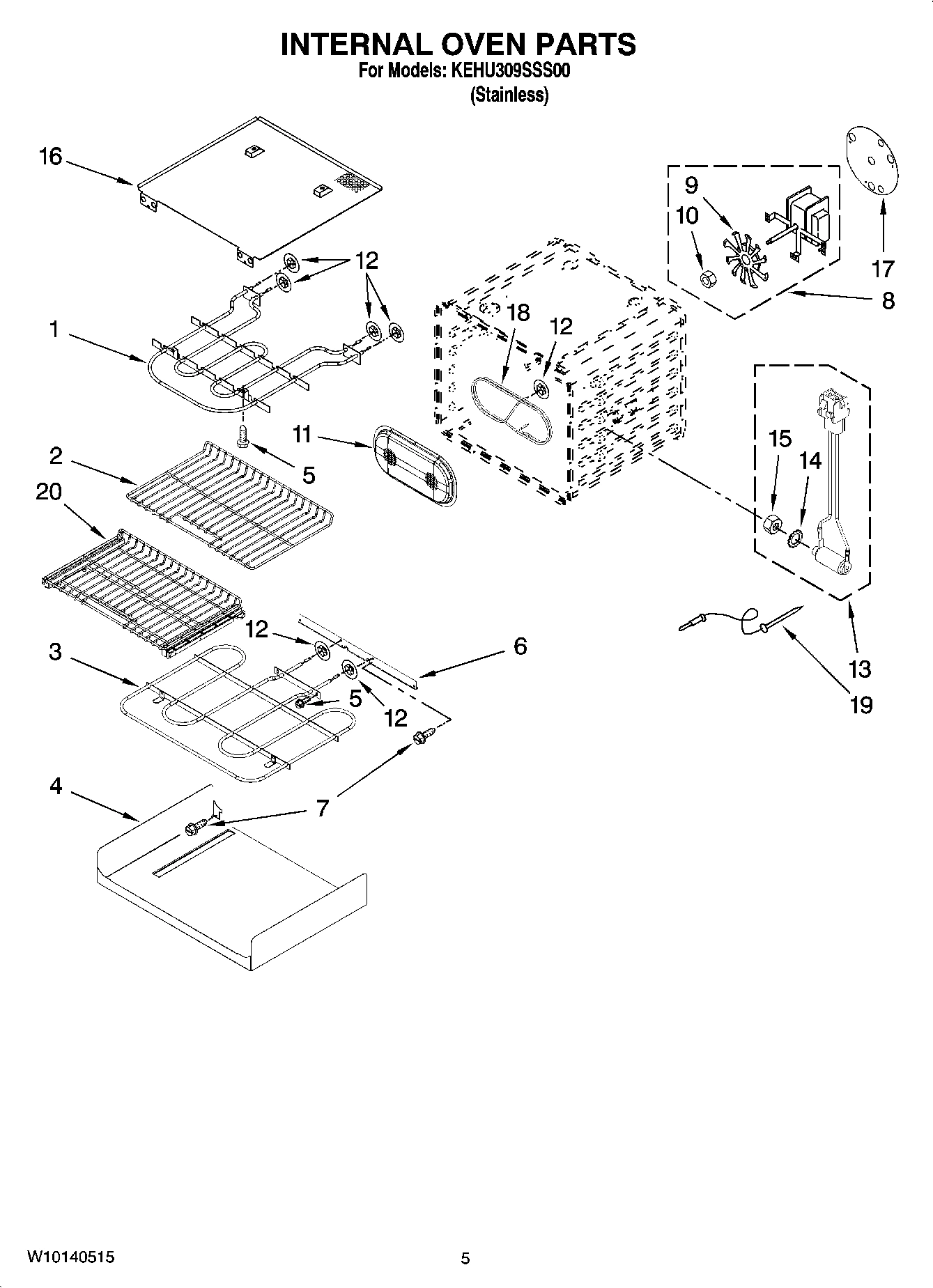 04 - INTERNAL OVEN PARTS