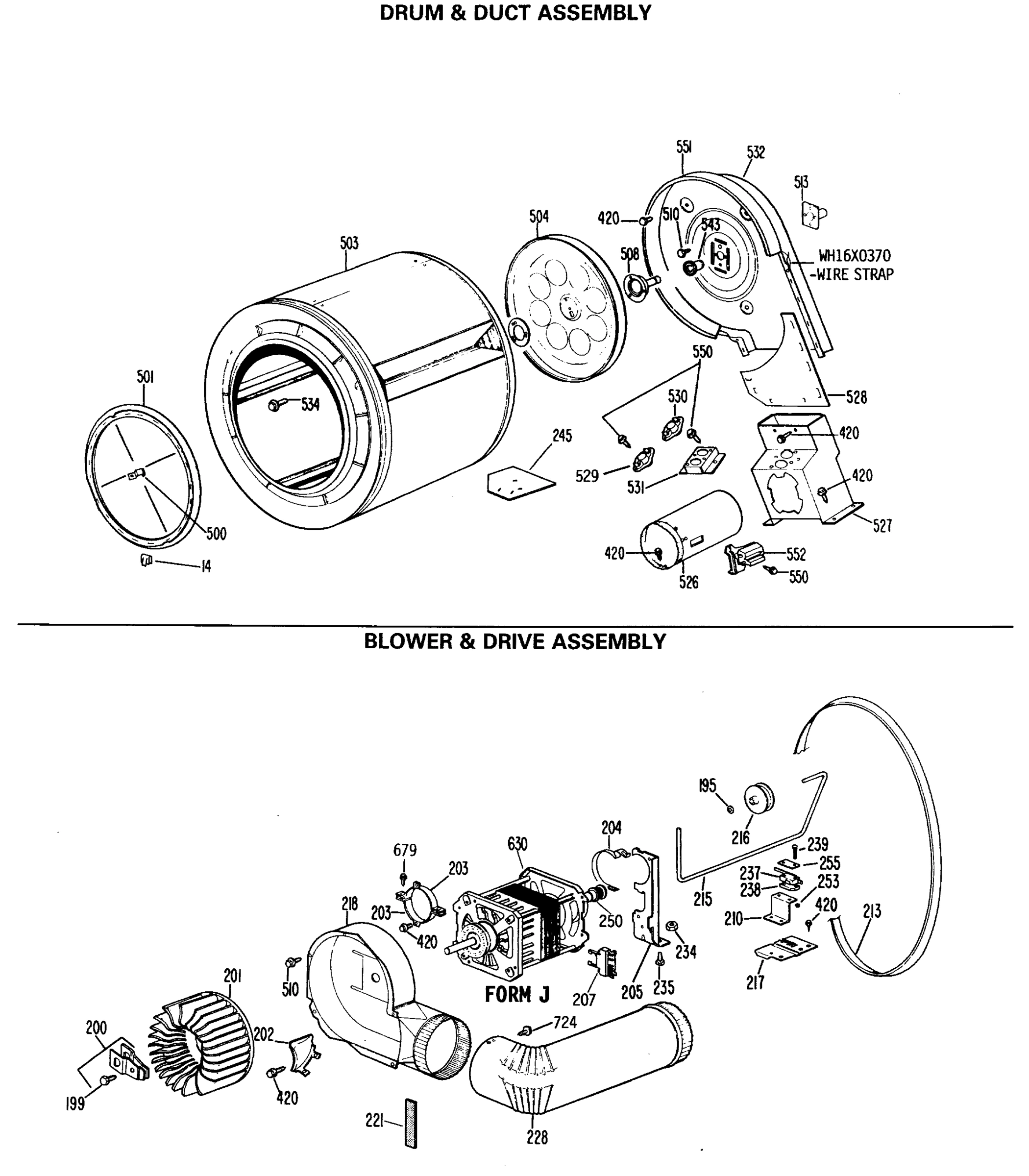 DRUM & DUCT ASSEMBLY