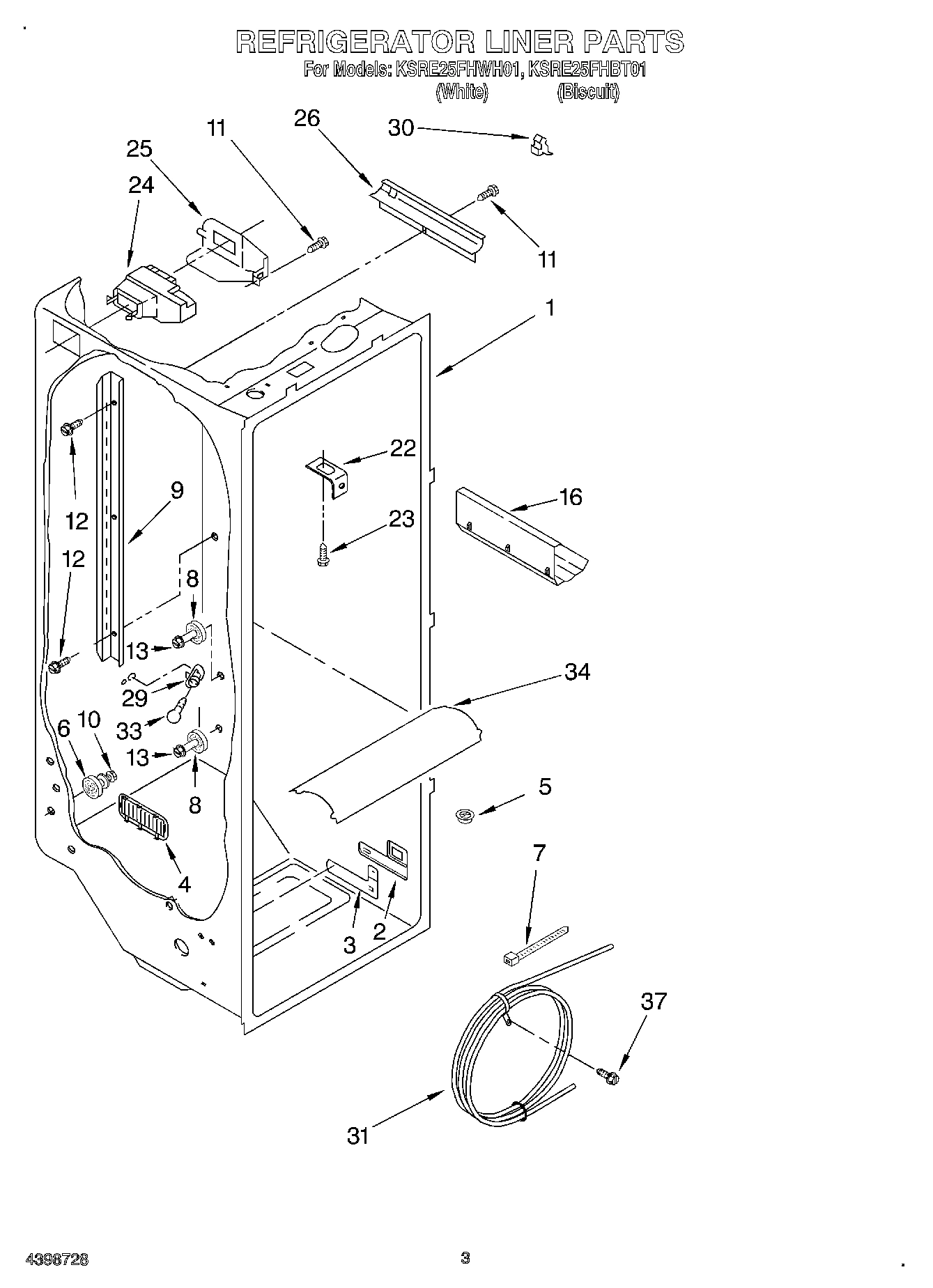 02 - REFRIGERATOR LINER