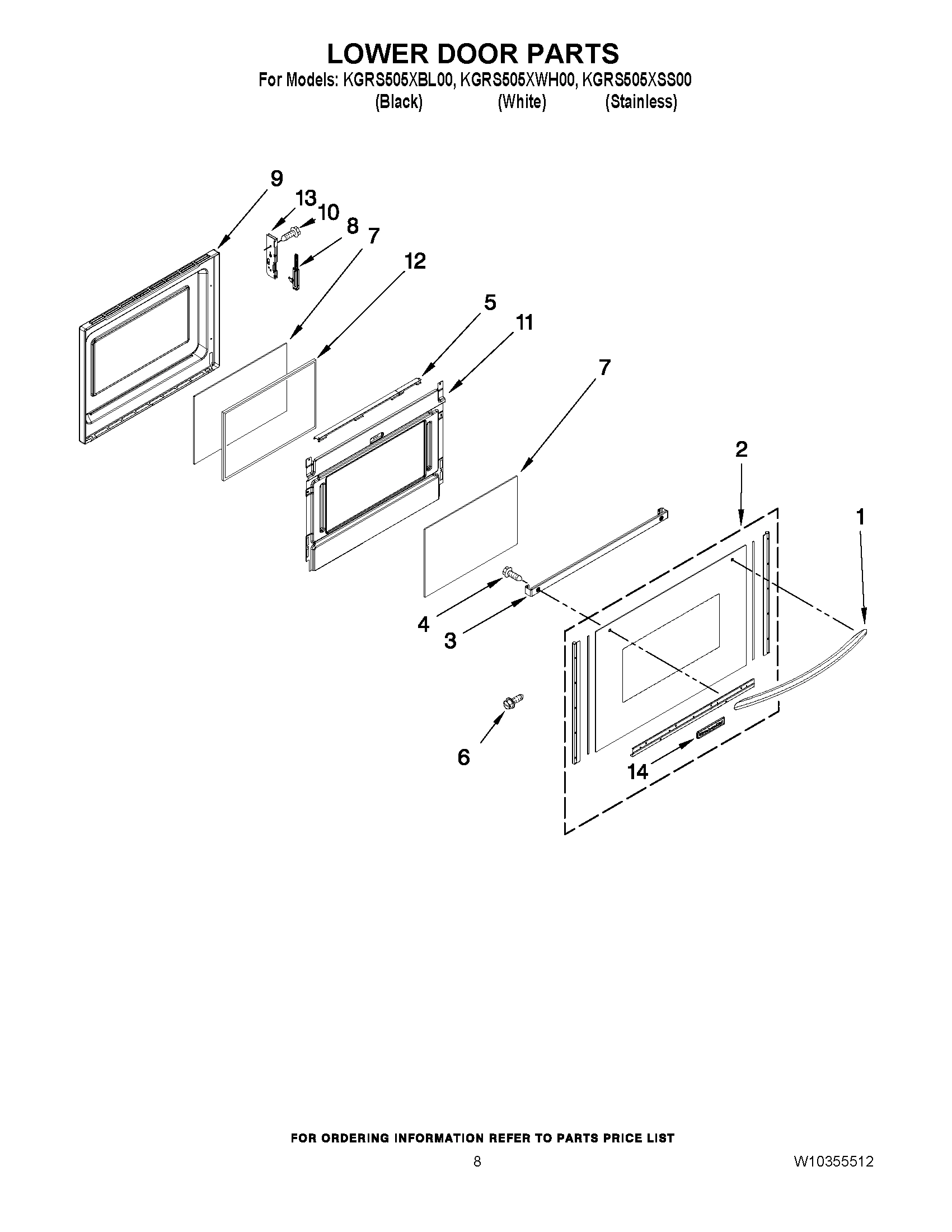 06 - LOWER DOOR PARTS