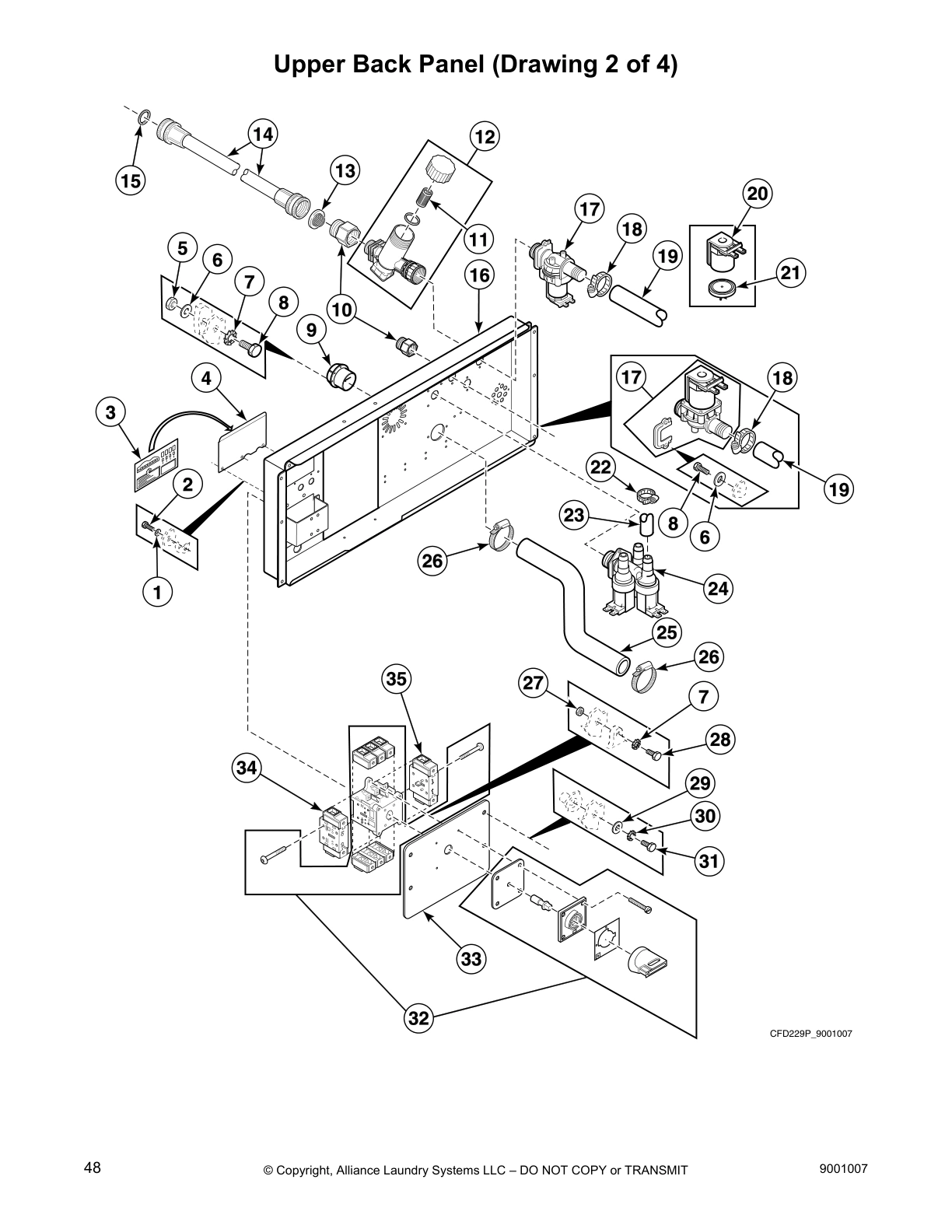 Upper Back Panel (Drawing 2 of 4)