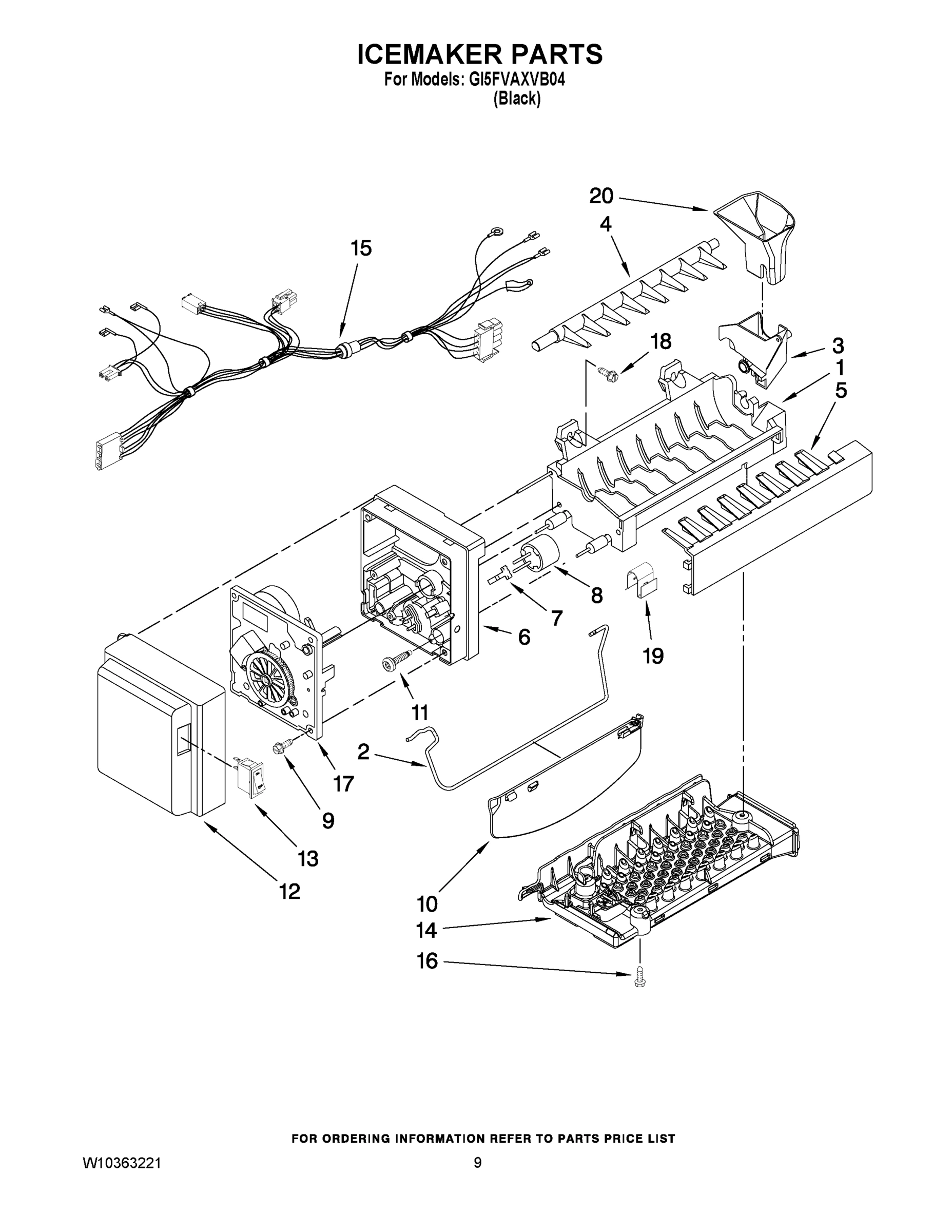 05 - ICEMAKER PARTS