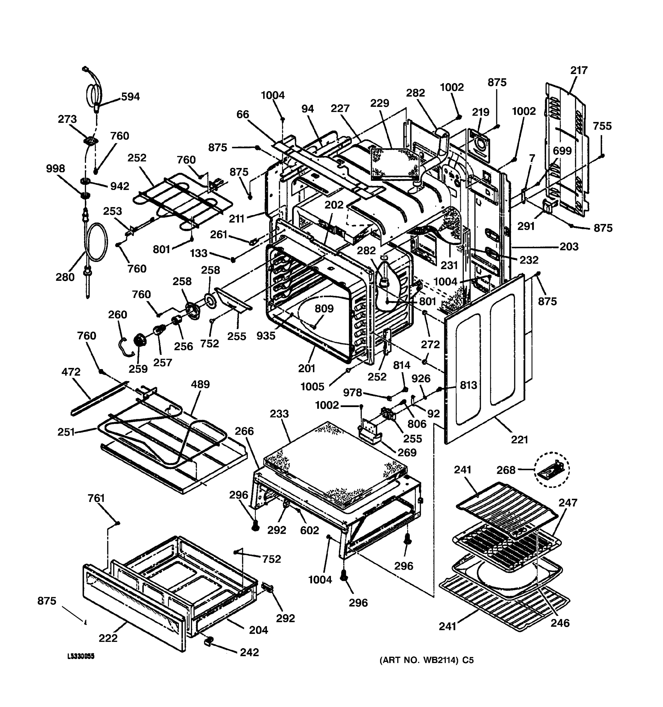 BODY & DRAWER PARTS