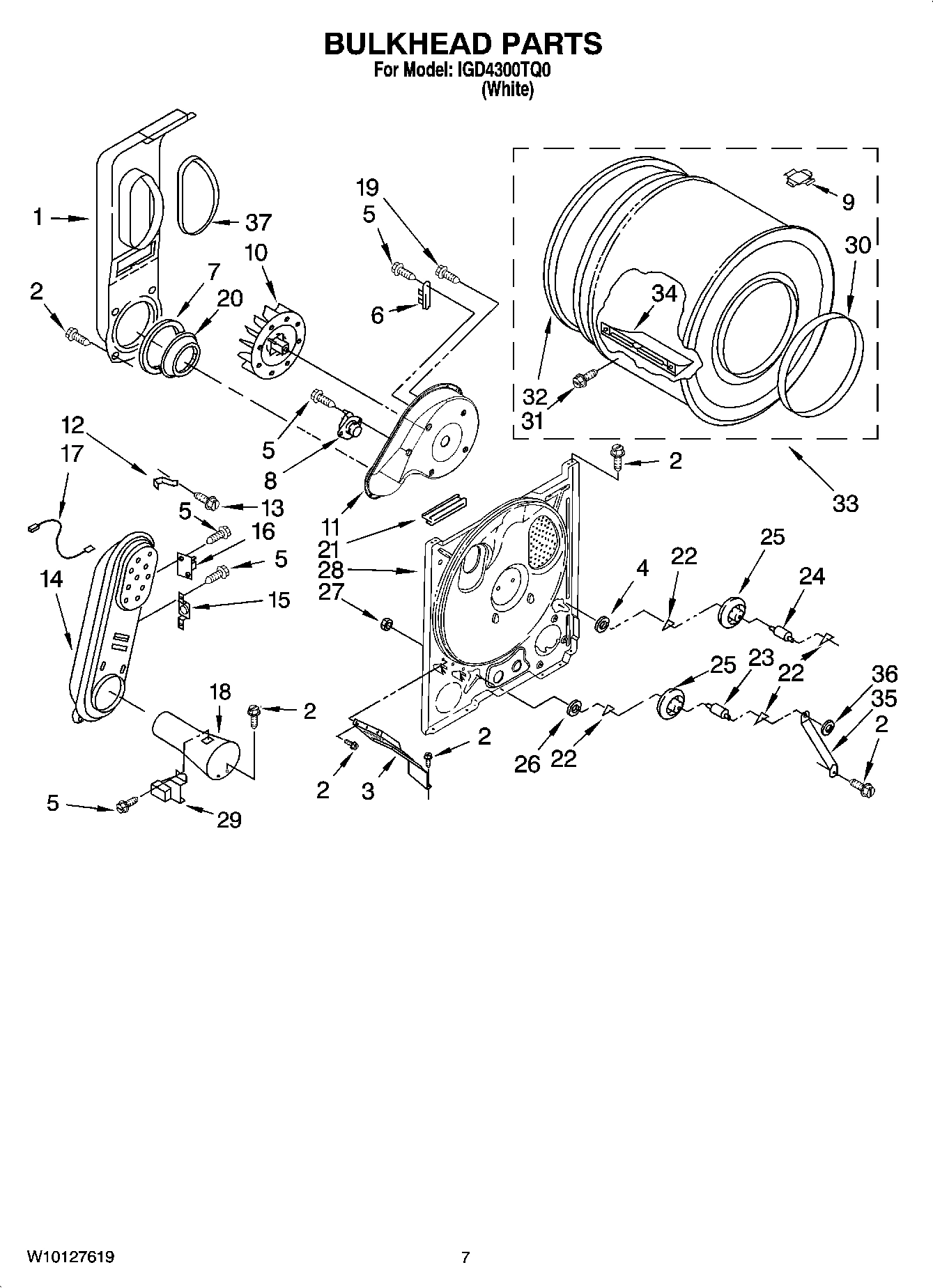 04 - BULKHEAD PARTS, OPTIONAL PARTS (NOT INCLUDED)