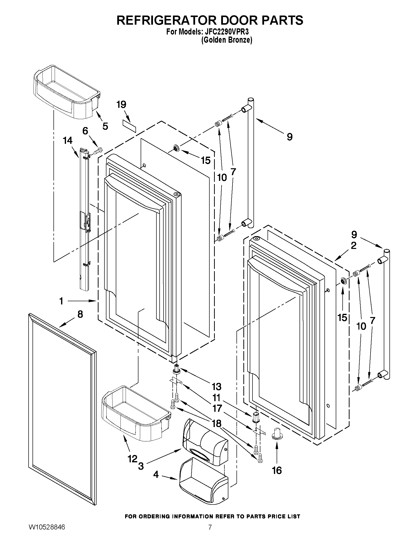 04 - REFRIGERATOR DOOR PARTS