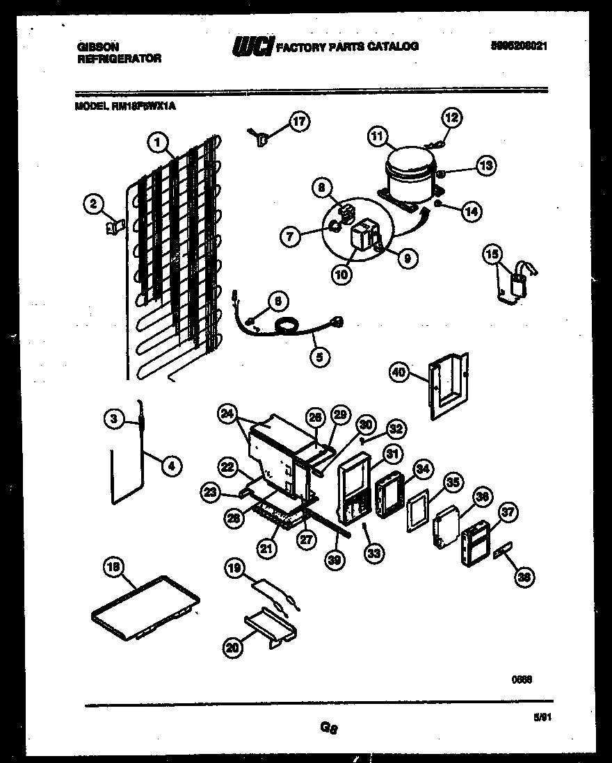04 - SYSTEM AND AUTOMATIC DEFROST PARTS