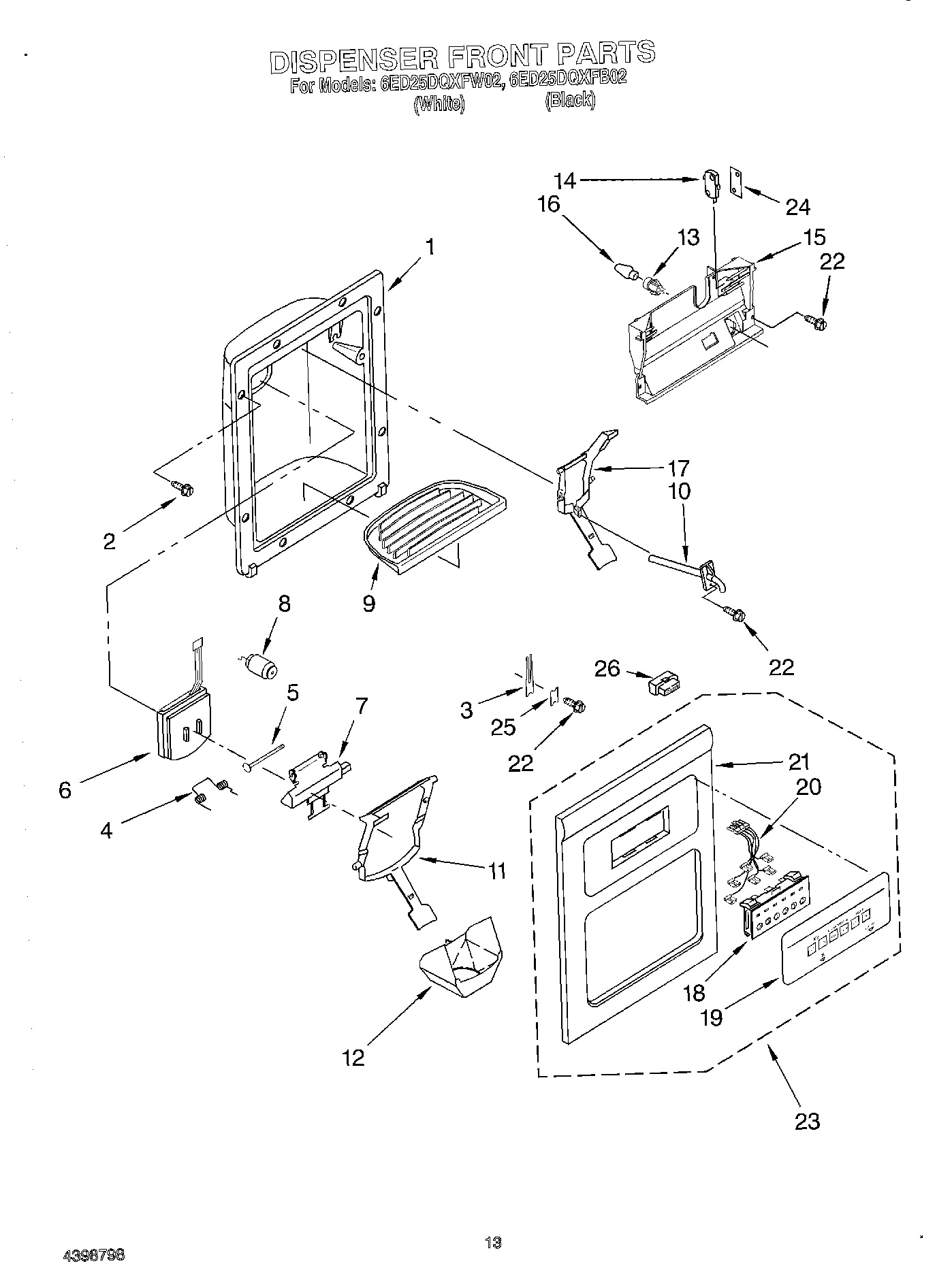 08 - DISPENSER FRONT