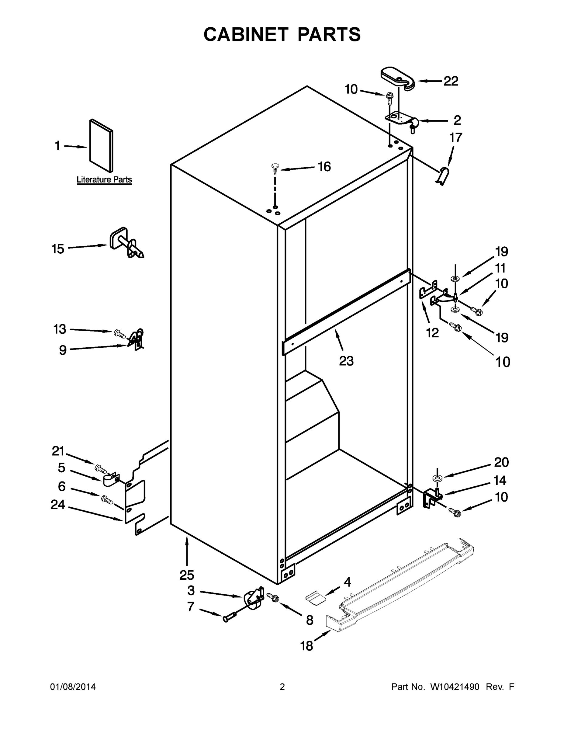 02 - CABINET PARTS