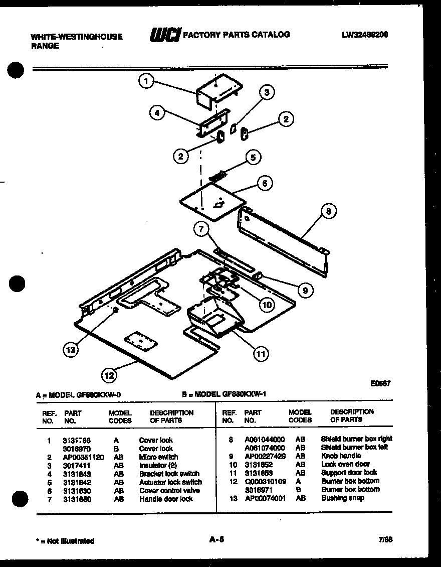 05 - BURNER BOX PARTS