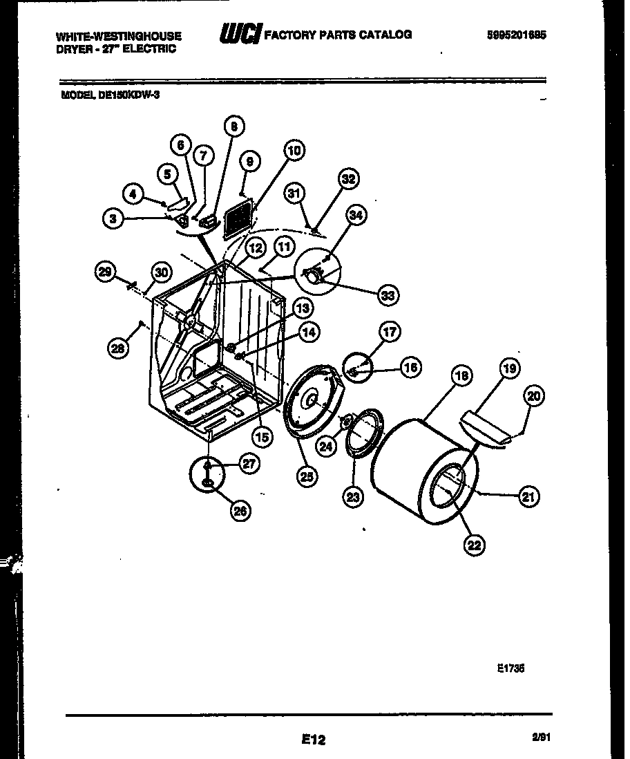 02 - CABINET AND COMPONENT PARTS