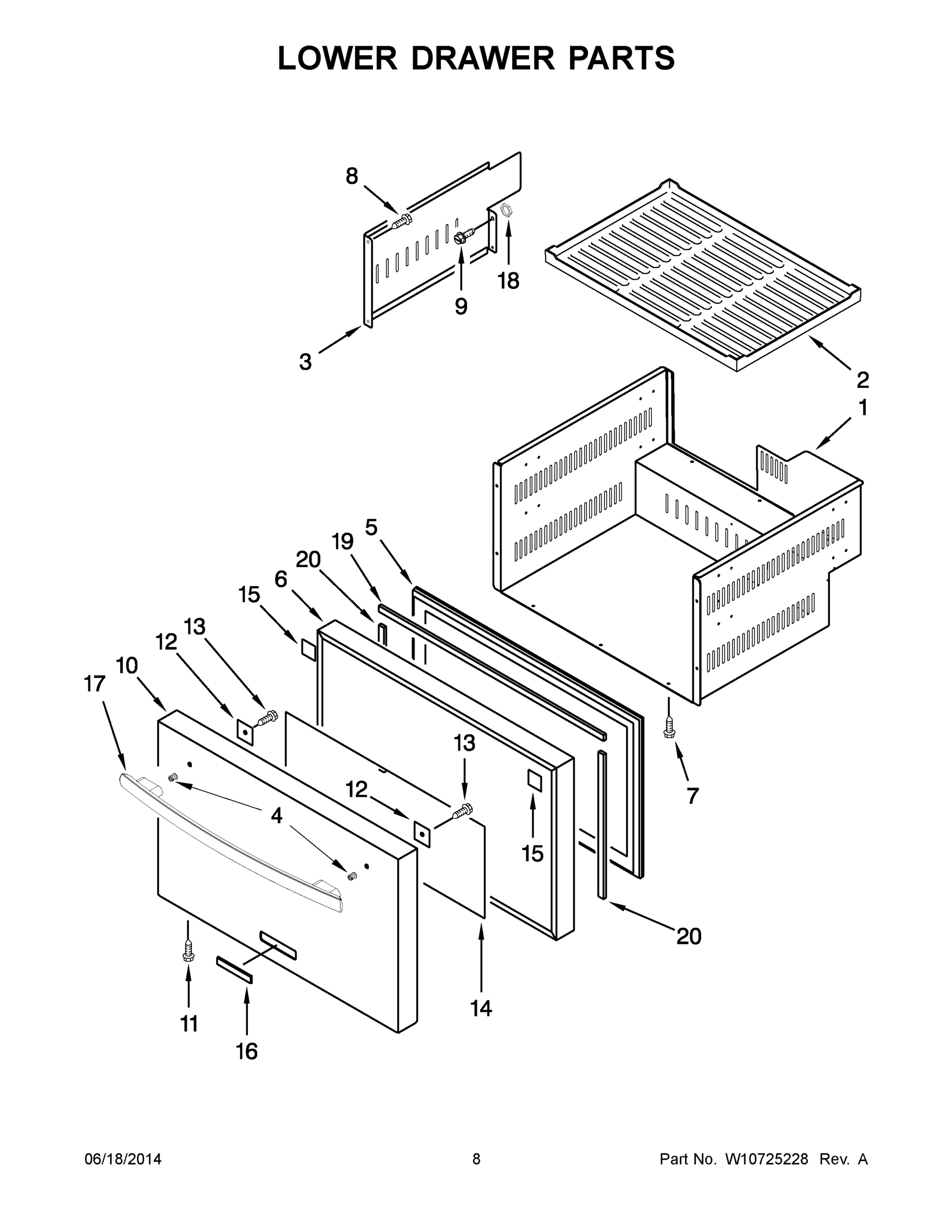 05 - LOWER DRAWER PARTS