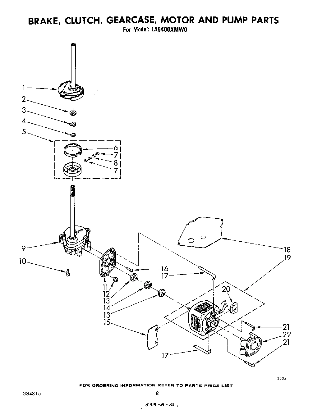 06 - BRAKE, CLUTCH, GEARCASE, MOTOR AND PUMP