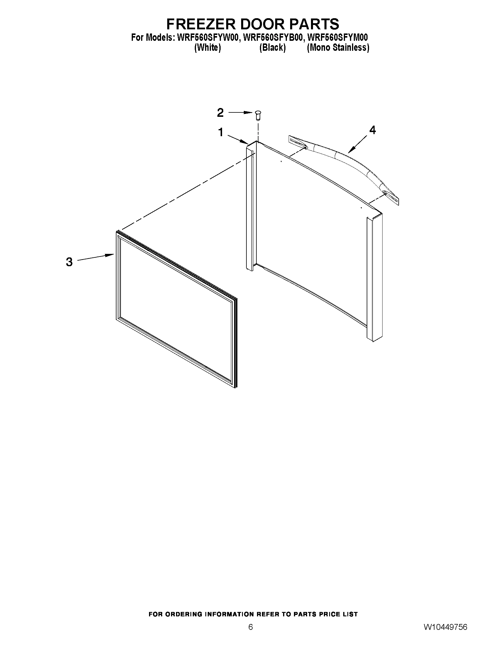 04 - FREEZER DOOR PARTS