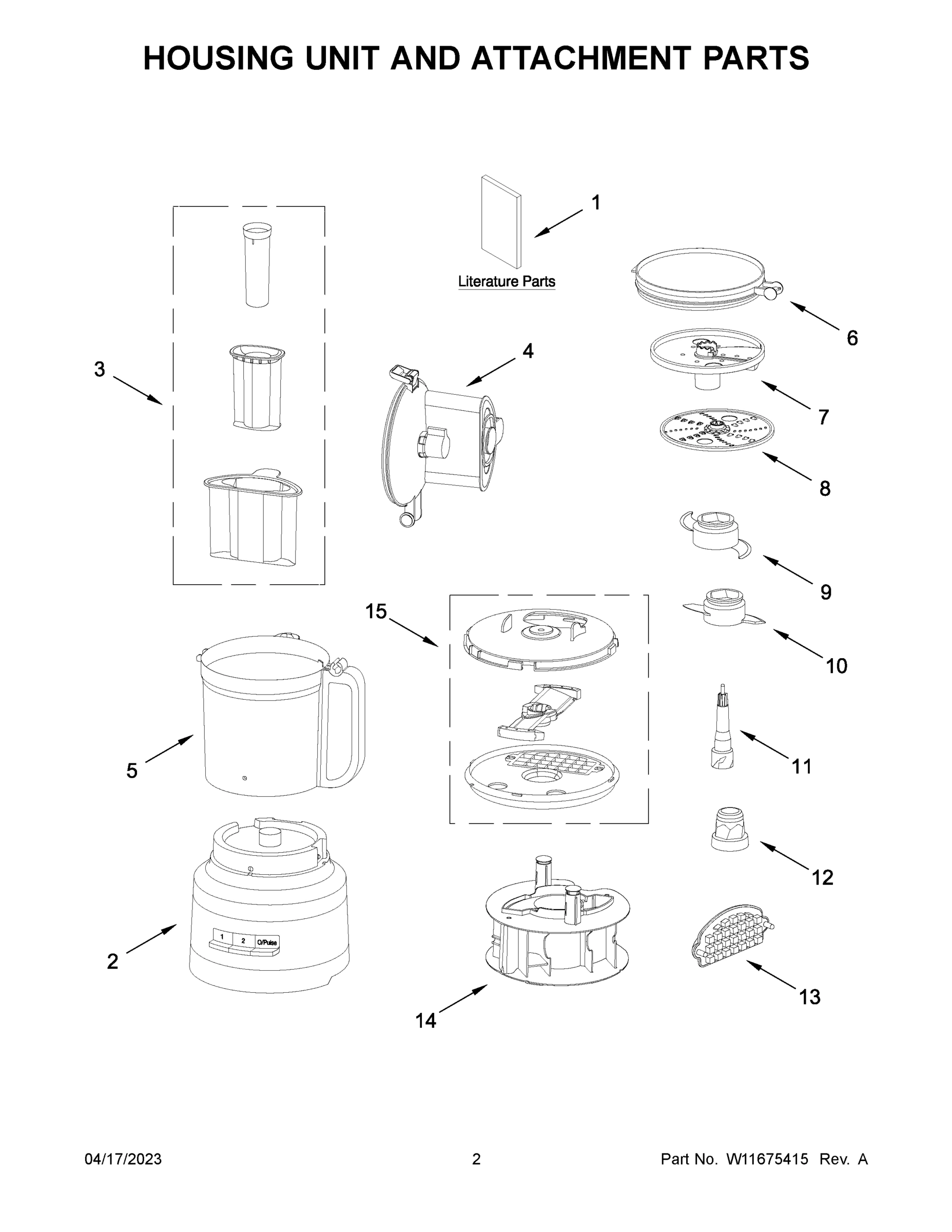 02 - HOUSING UNIT AND ATTACHMENT PARTS
