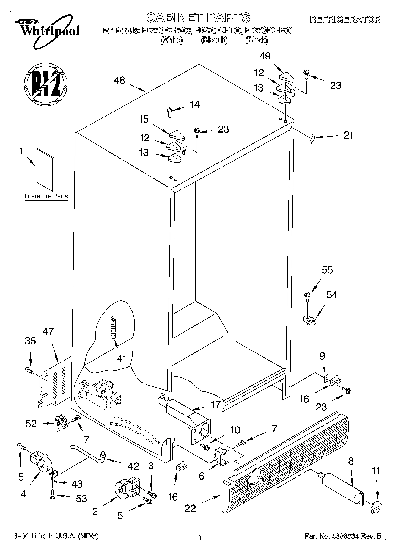 01 - CABINET, LITERATURE