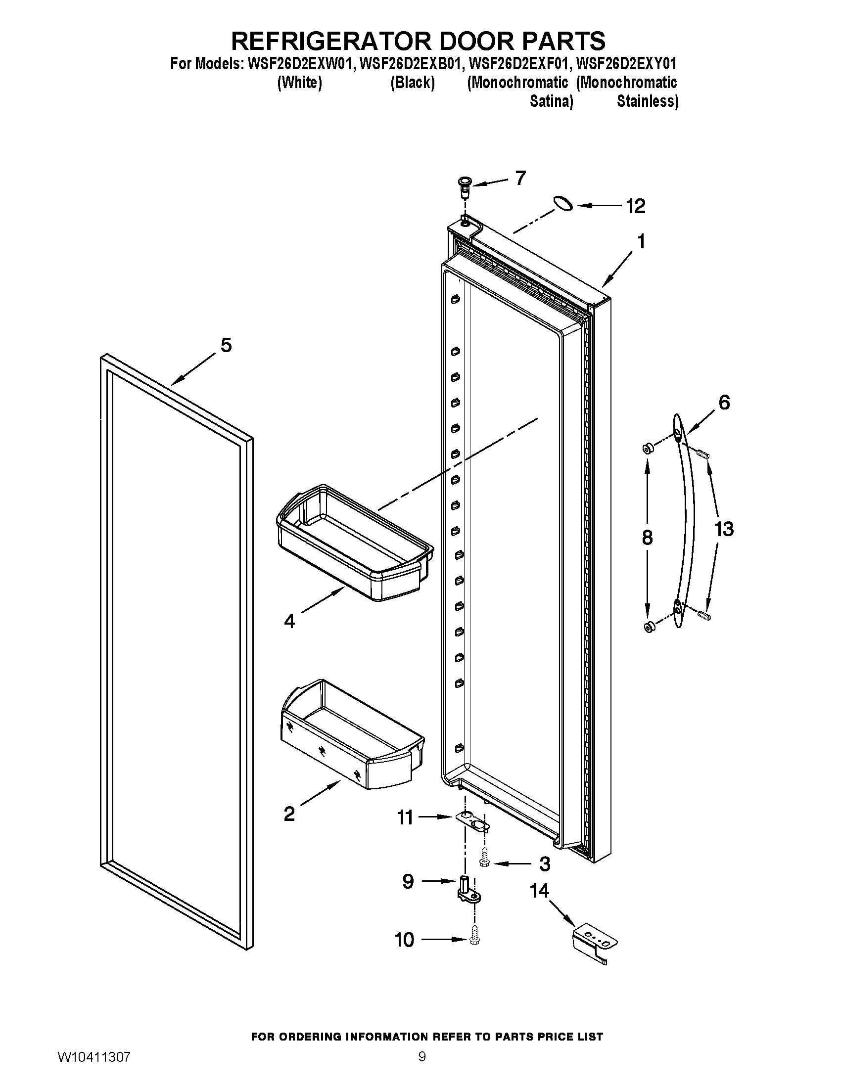 06 - REFRIGERATOR DOOR PARTS